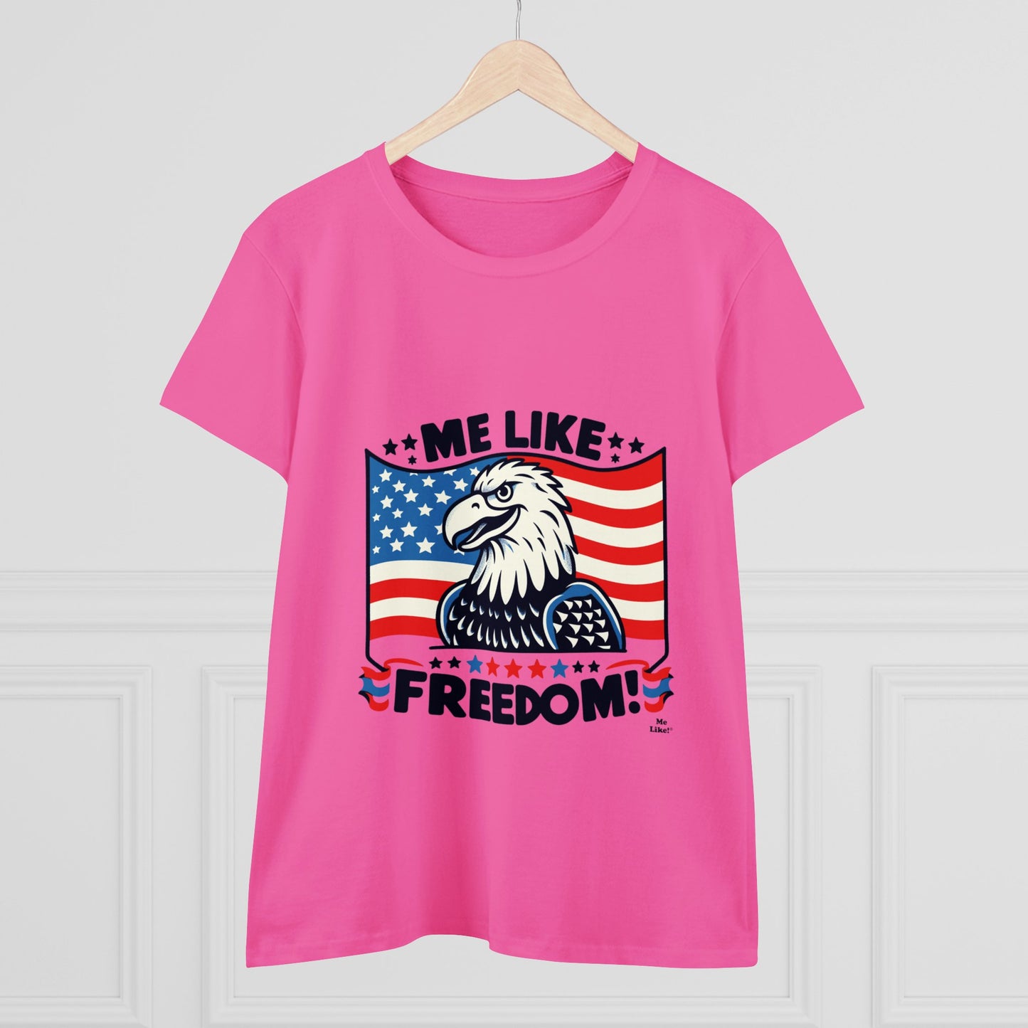 Me Like Freedom! - Women's Heavy Cotton Tee - (Freedom #4)