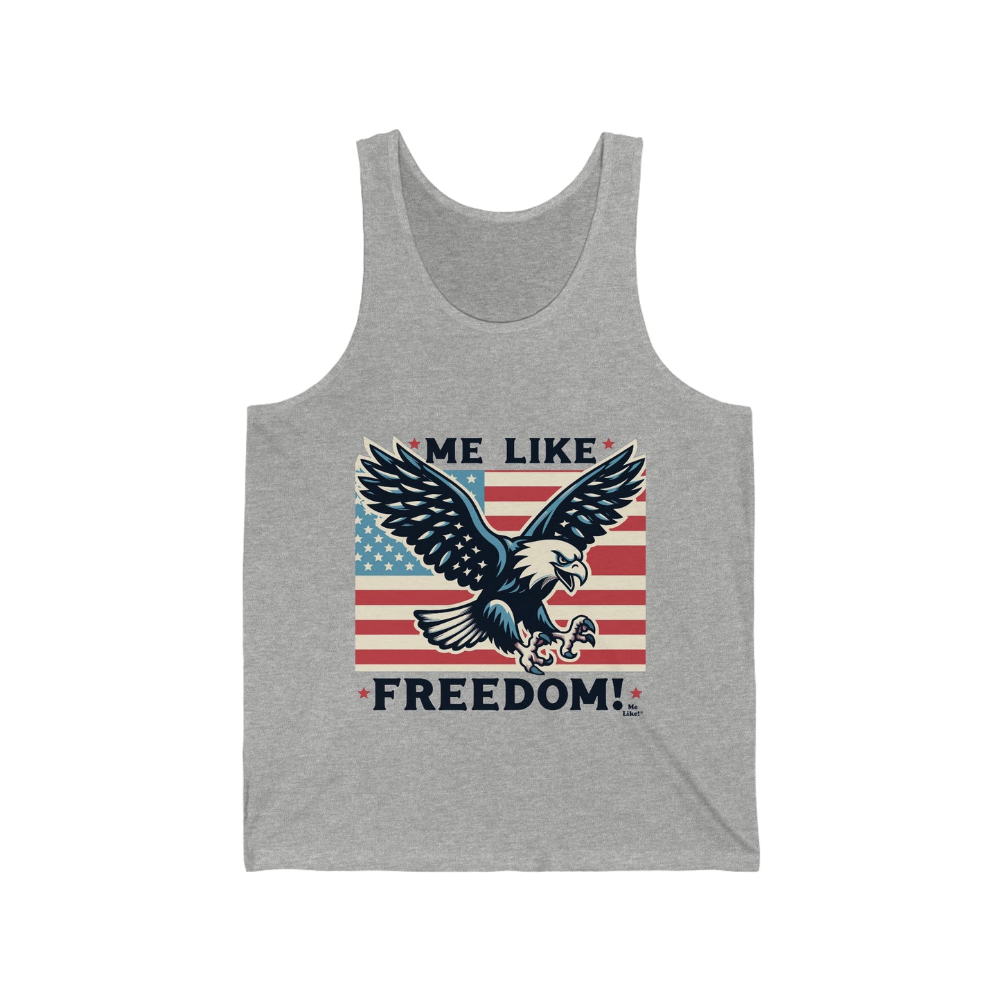 Me Like Freedom! - Unisex Jersey Tank - (Freedom #2)