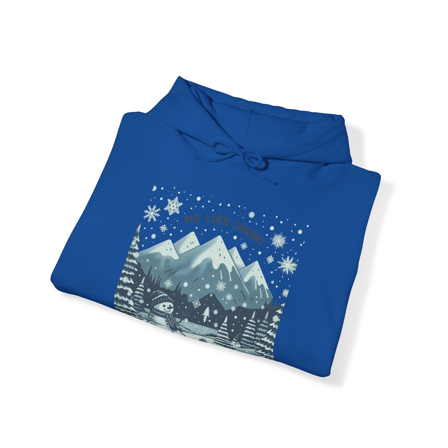 Me Like Snow! - Unisex Heavy Blend™ Hooded Sweatshirt - (Snowman #1)