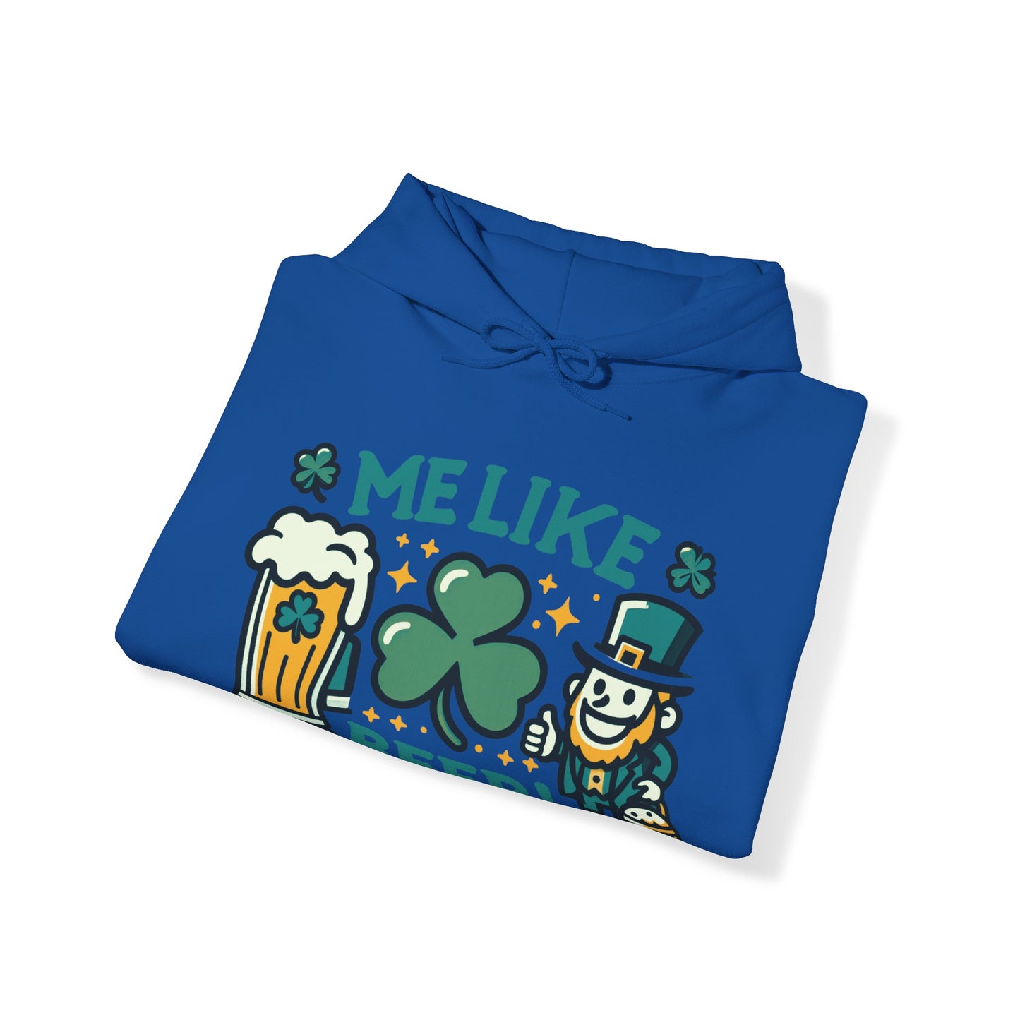 Me Like Beer! - Unisex Heavy Blend™ Hooded Sweatshirt - (St. Patrick's Day #1)