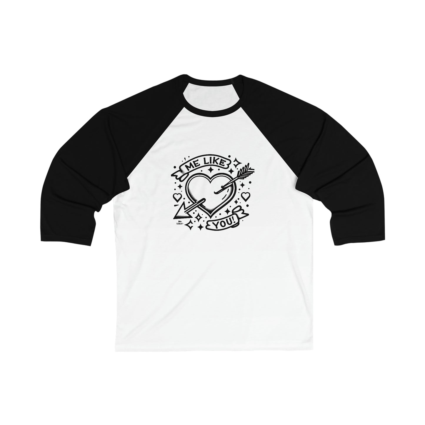 Me Like You! - Unisex 3\4 Sleeve Baseball Tee - (Like You #1)