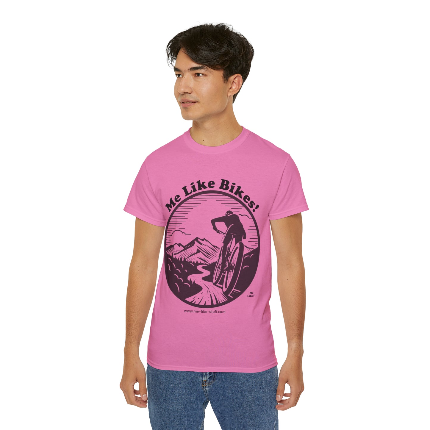 Unisex Ultra Cotton Tee - Me Like Bikes! (MB #1)