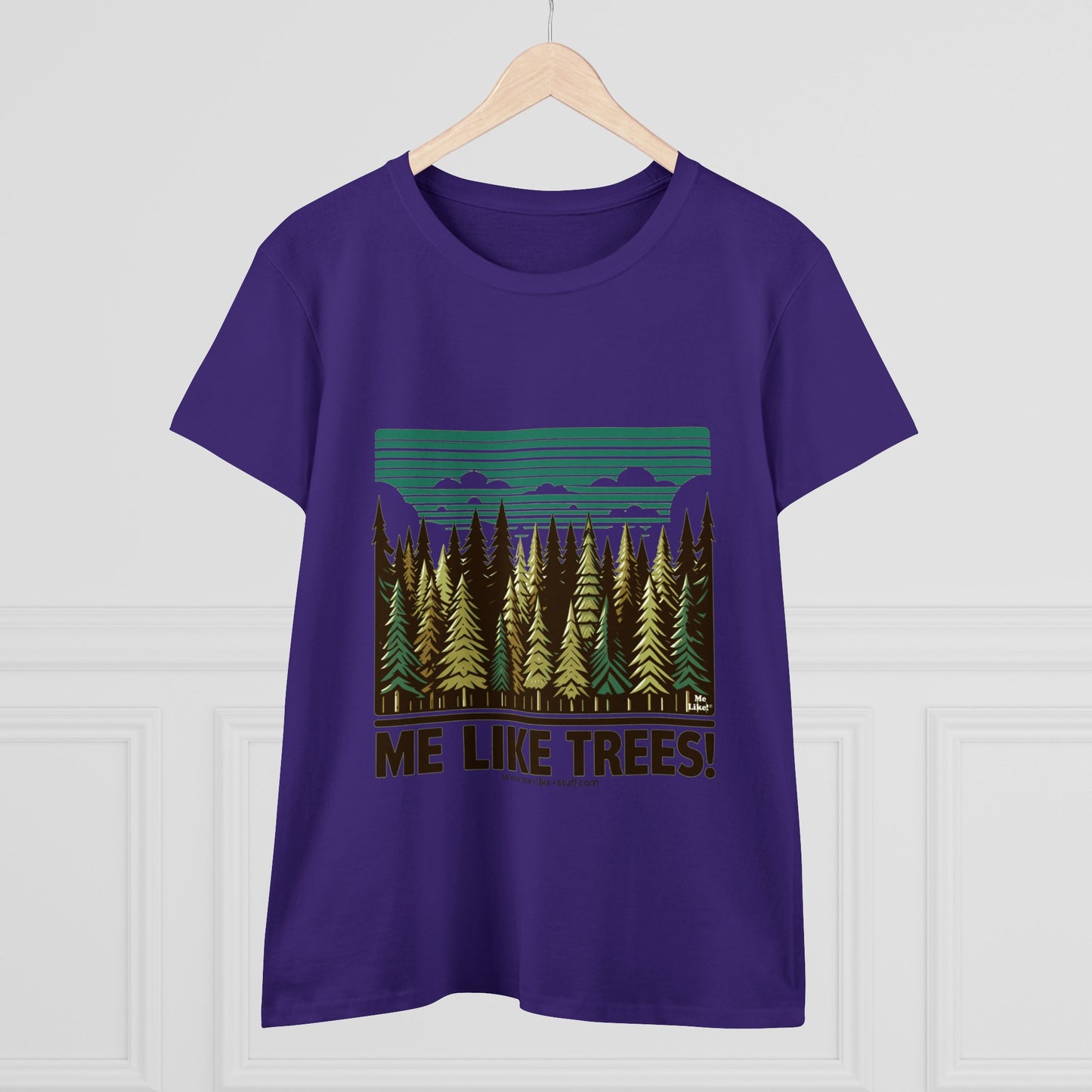 Women's Heavy Cotton Tee - Me Like Trees! (#5)