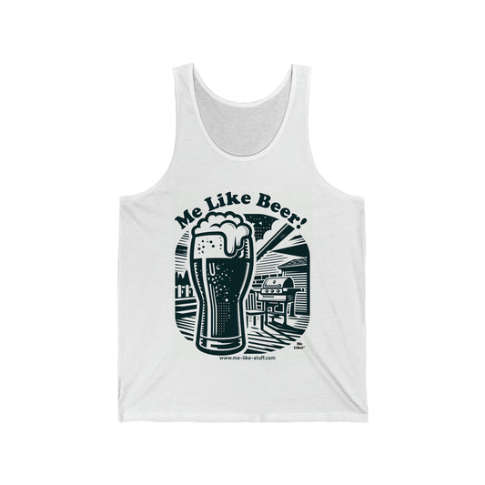 Unisex Jersey Tank - Me Like Beer! (#1)