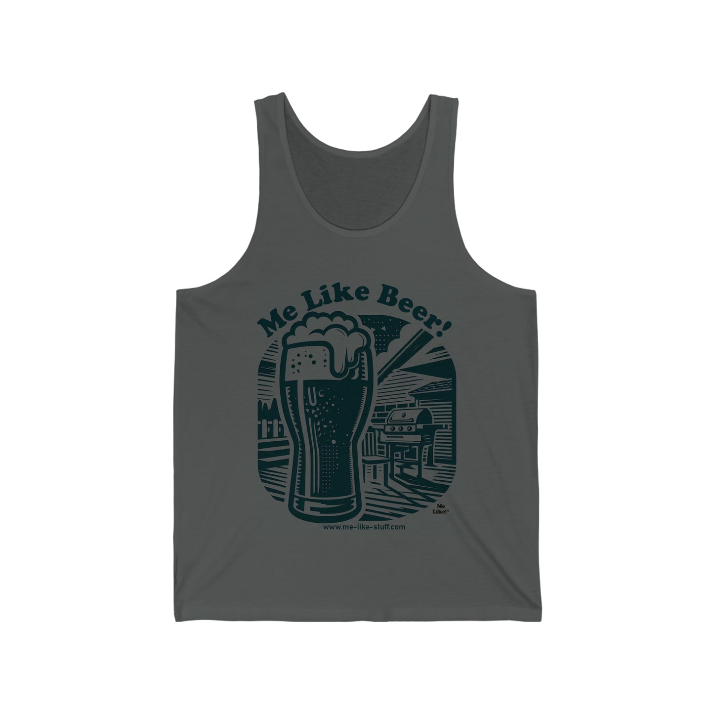 Unisex Jersey Tank - Me Like Beer! (#1)