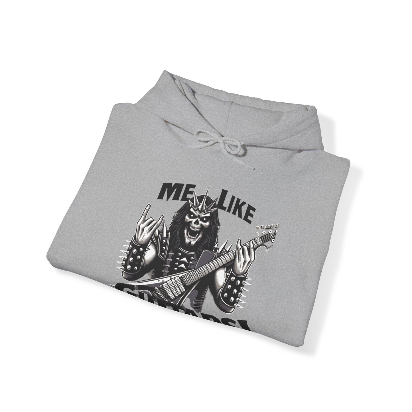 Me Like Guitars! - Unisex Hooded Sweatshirt - Heavy Metal #1