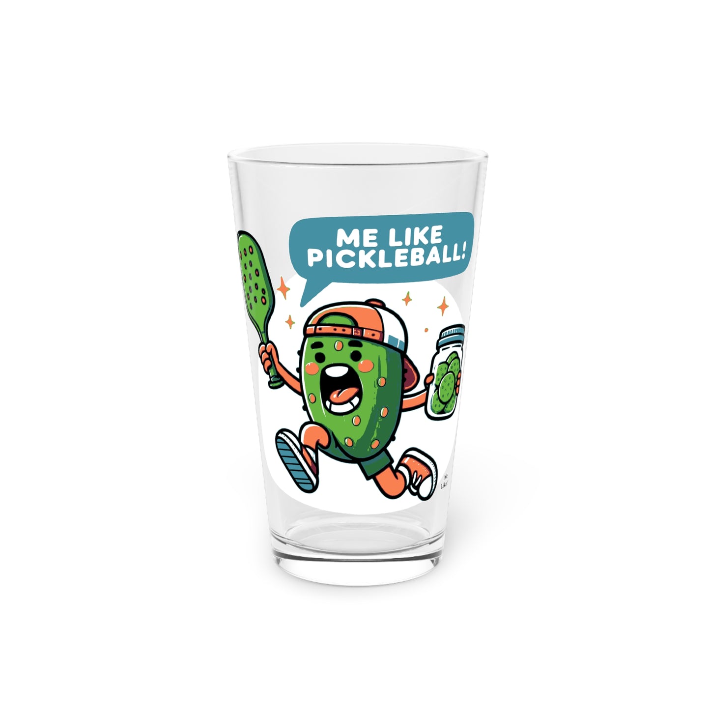 Me Like Pickleball! - Pint Glass, 16oz - (Pickleball #2)