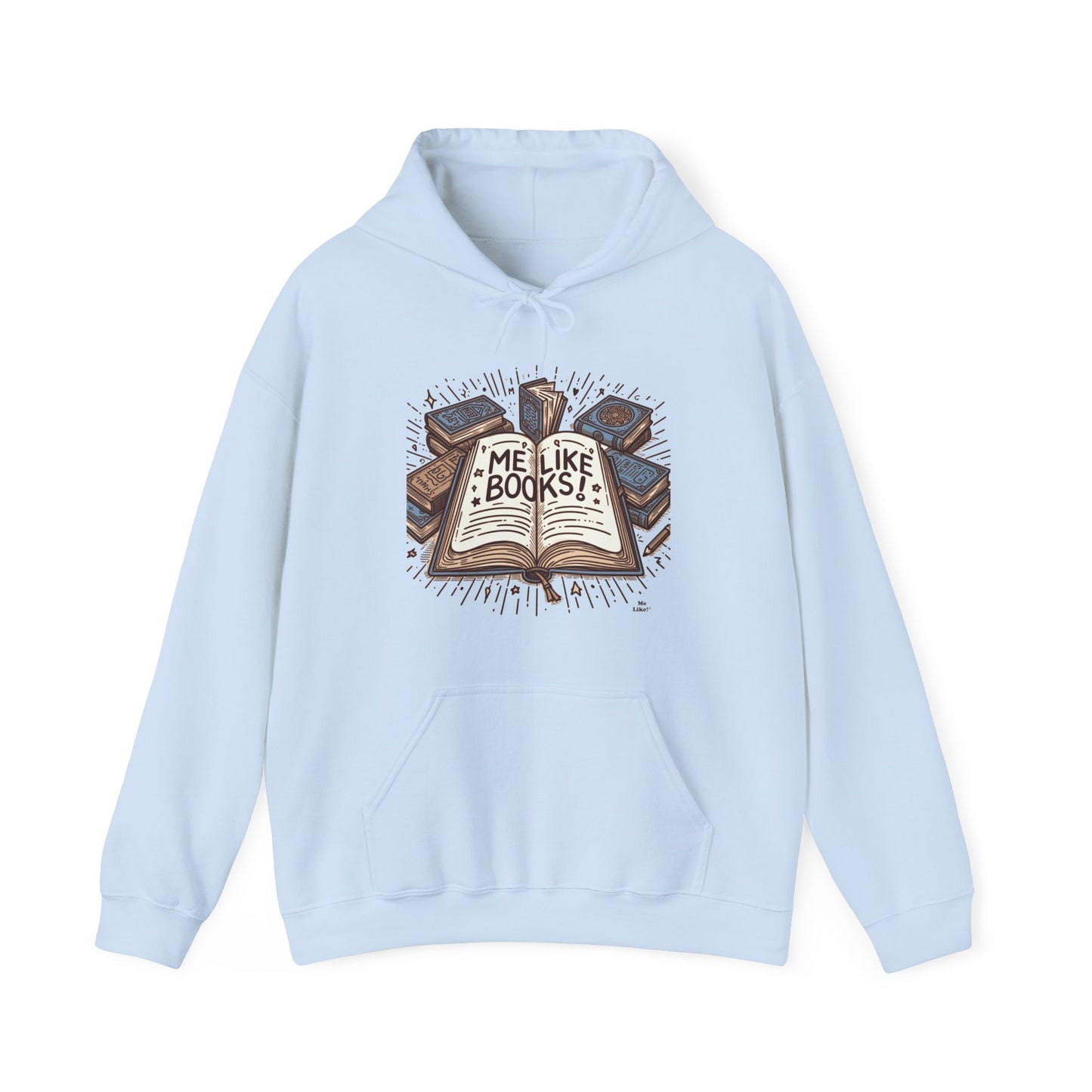 Me Like Books! - Unisex Heavy Blend™ Hooded Sweatshirt - (Books #1)