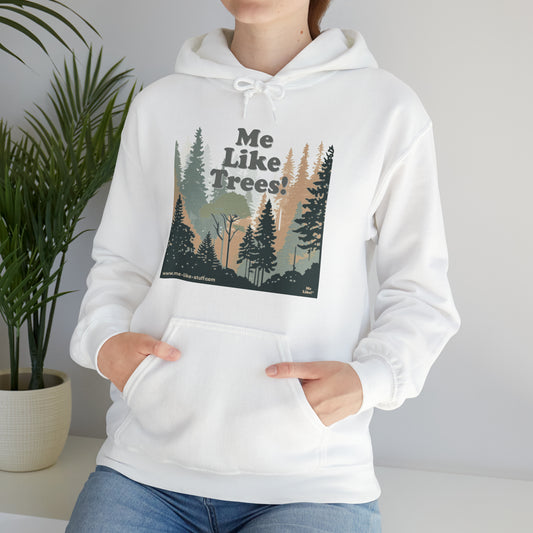 Unisex Heavy Blend™ Hooded Sweatshirt - Me Like Trees! (#3)