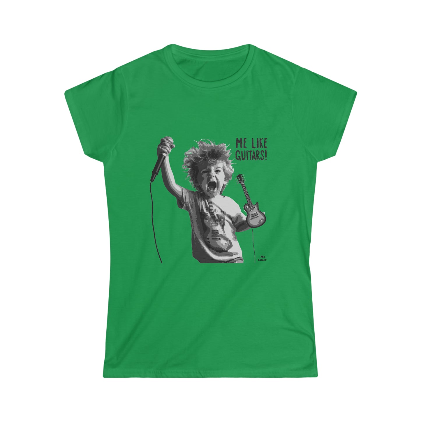 Me Like Guitars! - Women's Softstyle Tee - Punk #2