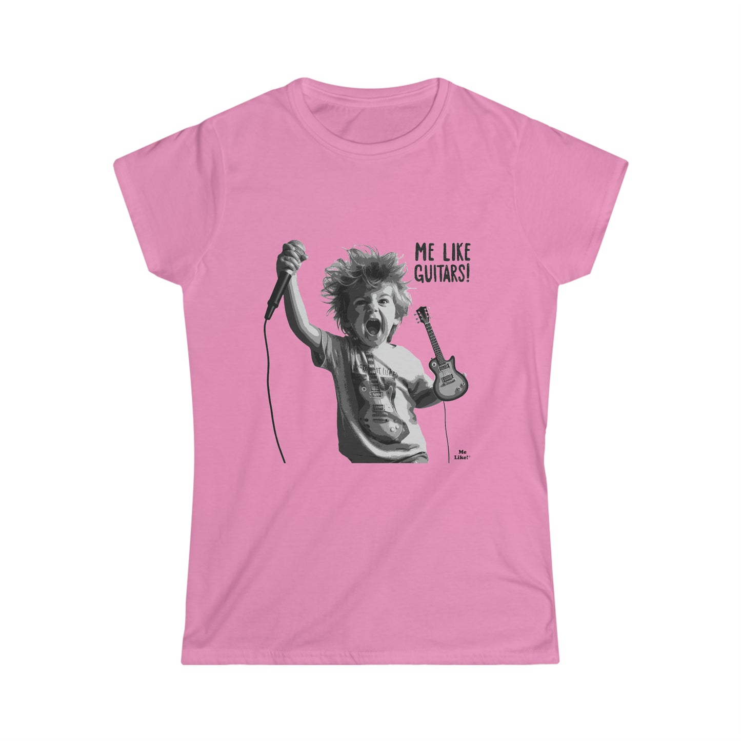 Me Like Guitars! - Women's Softstyle Tee - Punk #2