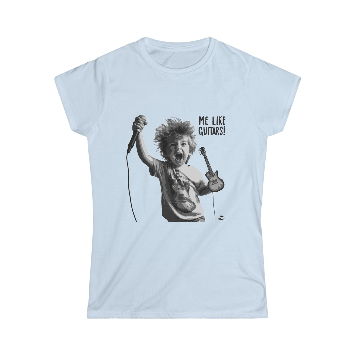 Me Like Guitars! - Women's Softstyle Tee - Punk #2