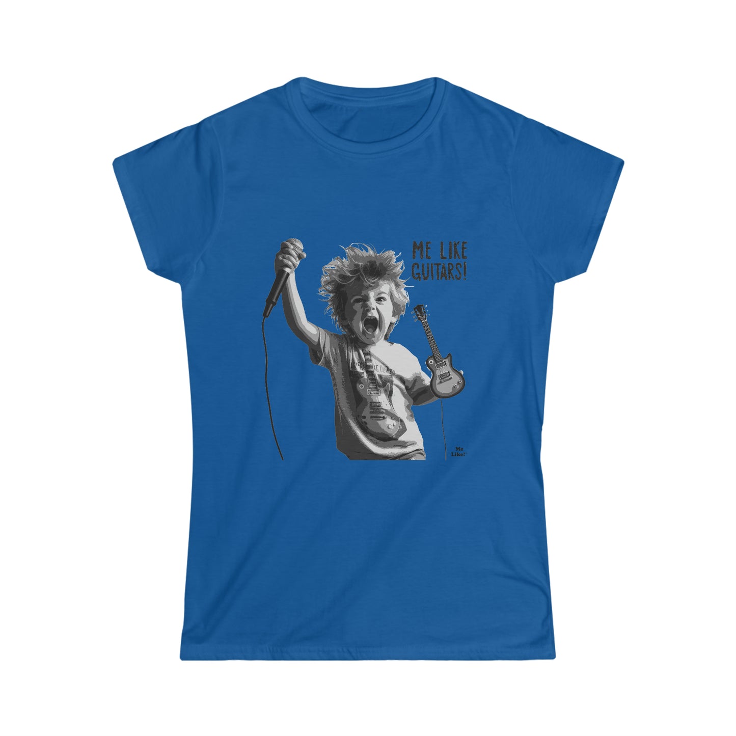 Me Like Guitars! - Women's Softstyle Tee - Punk #2