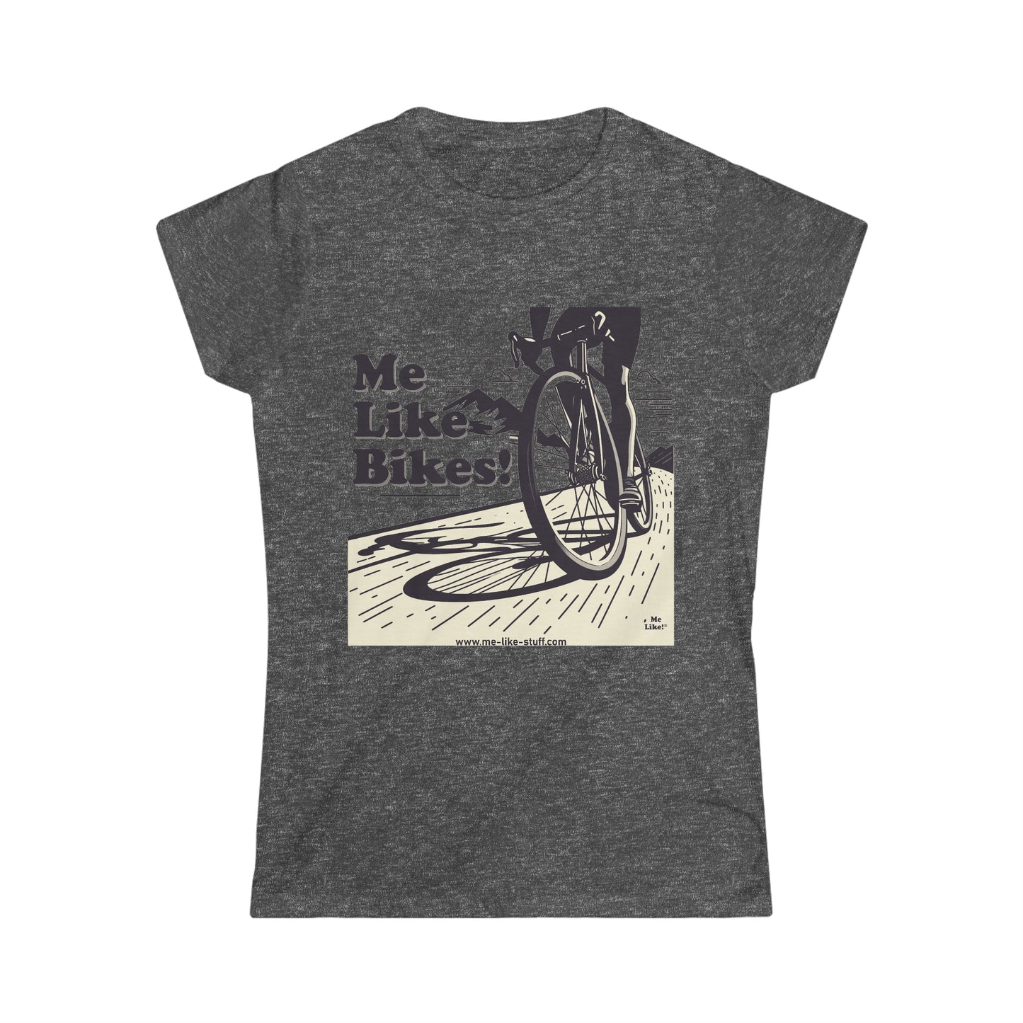 Women's Softstyle Tee - Me Like Bikes! (RB #2)