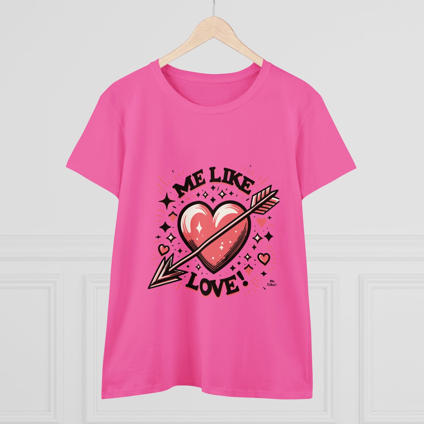 Me Like Love! - Women's Heavy Cotton Tee - (Love #2)