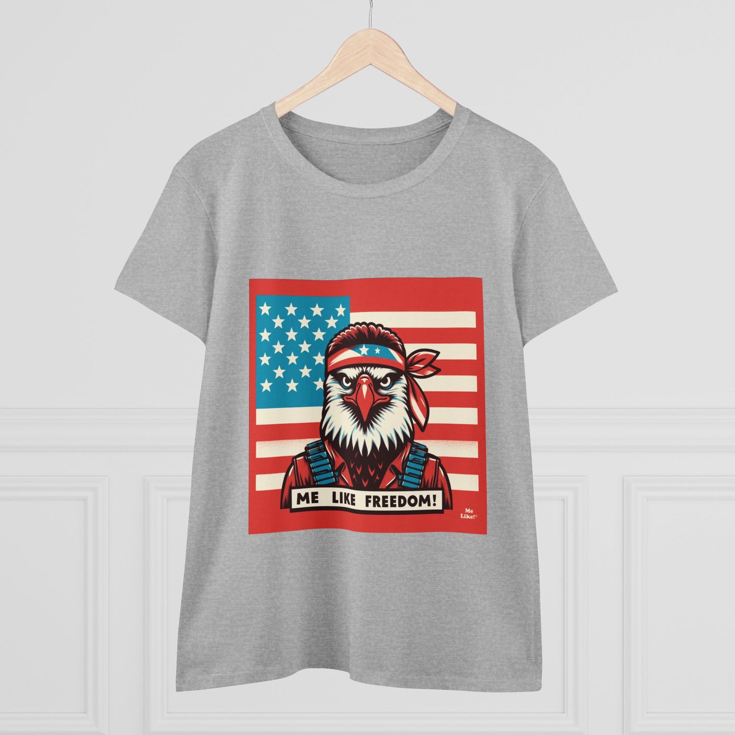 Me Like Freedom! - Women's Heavy Cotton Tee - (Freedom #3)