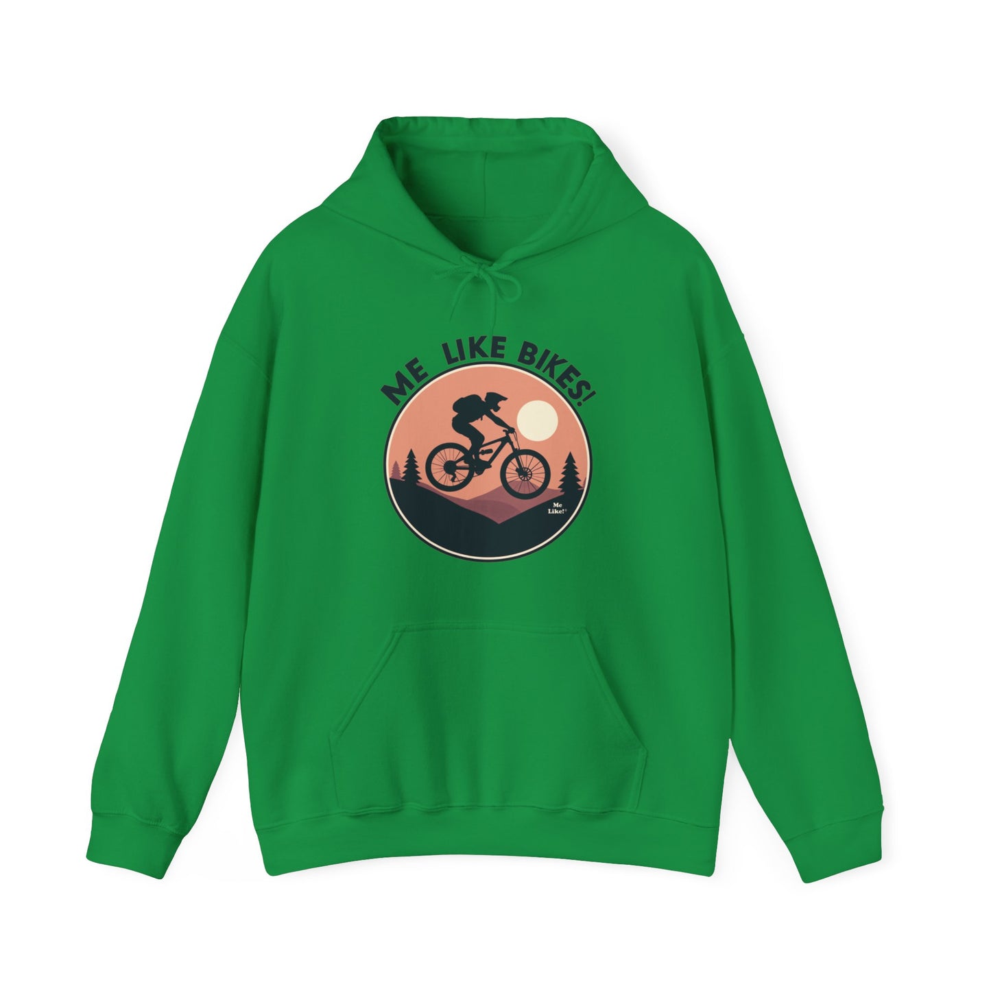 Me Like Bikes! - Unisex Heavy Blend™ Hooded Sweatshirt - (Mountain Bike #3)