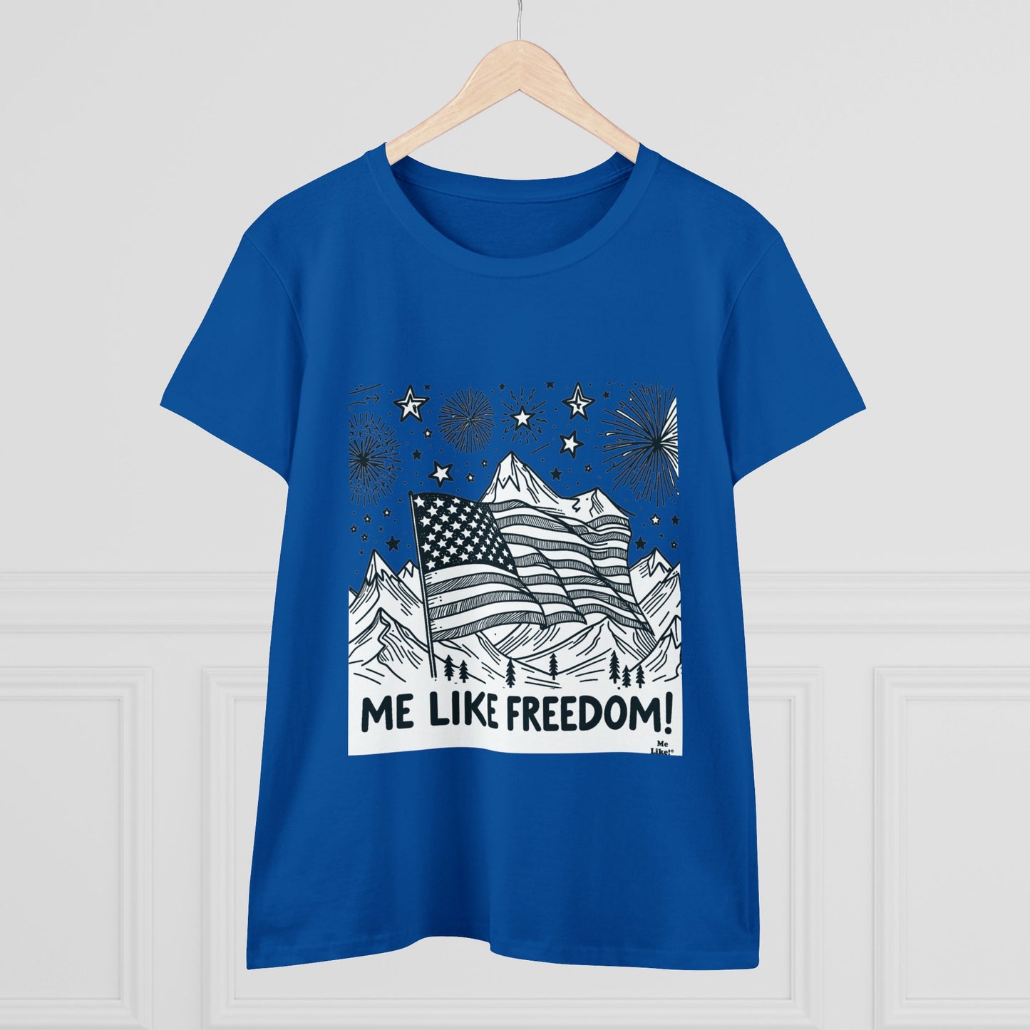 Me Like Freedom! - Women's Heavy Cotton Tee - (Freedom #5)