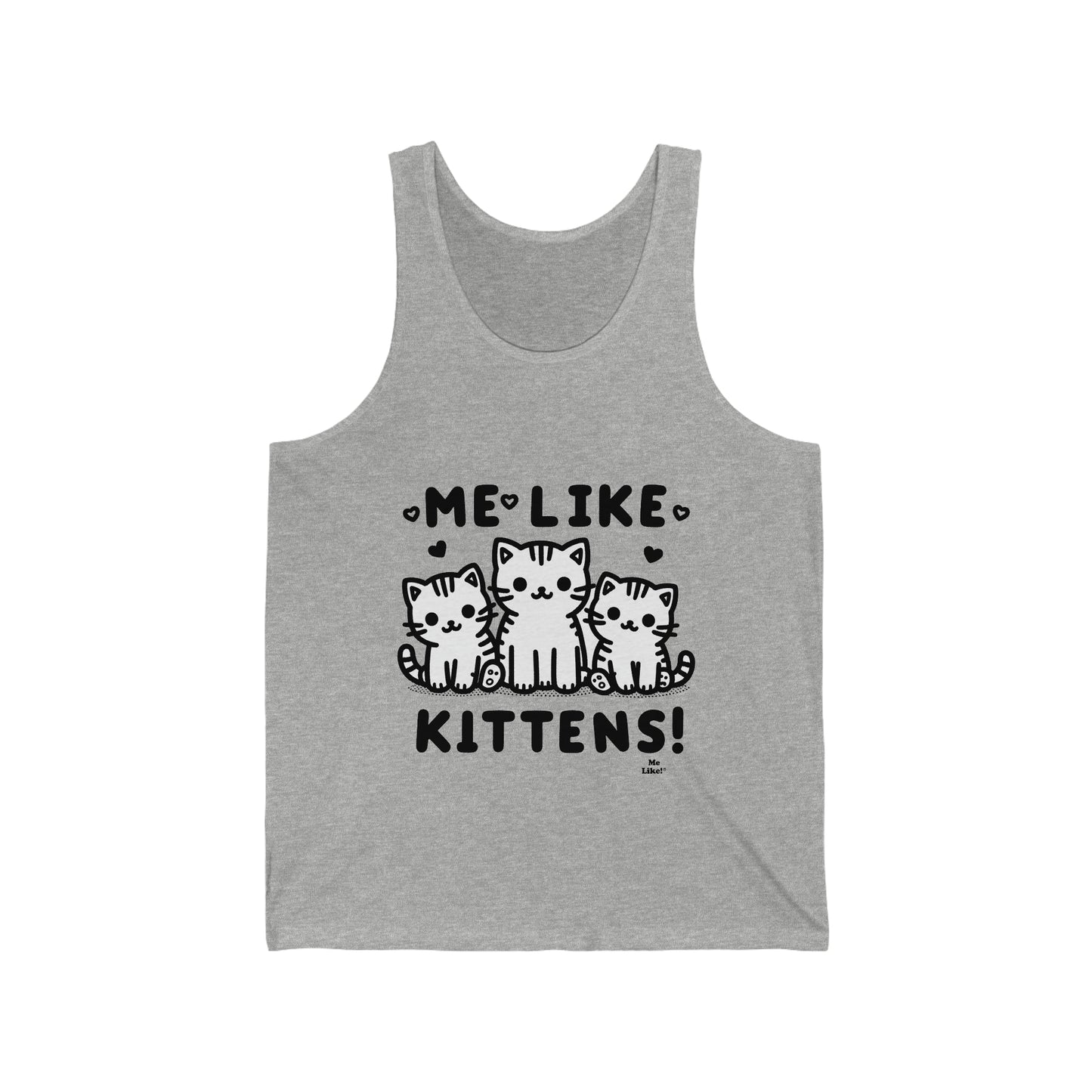 Me Like Kittens! - Unisex Jersey Tank - (#2)