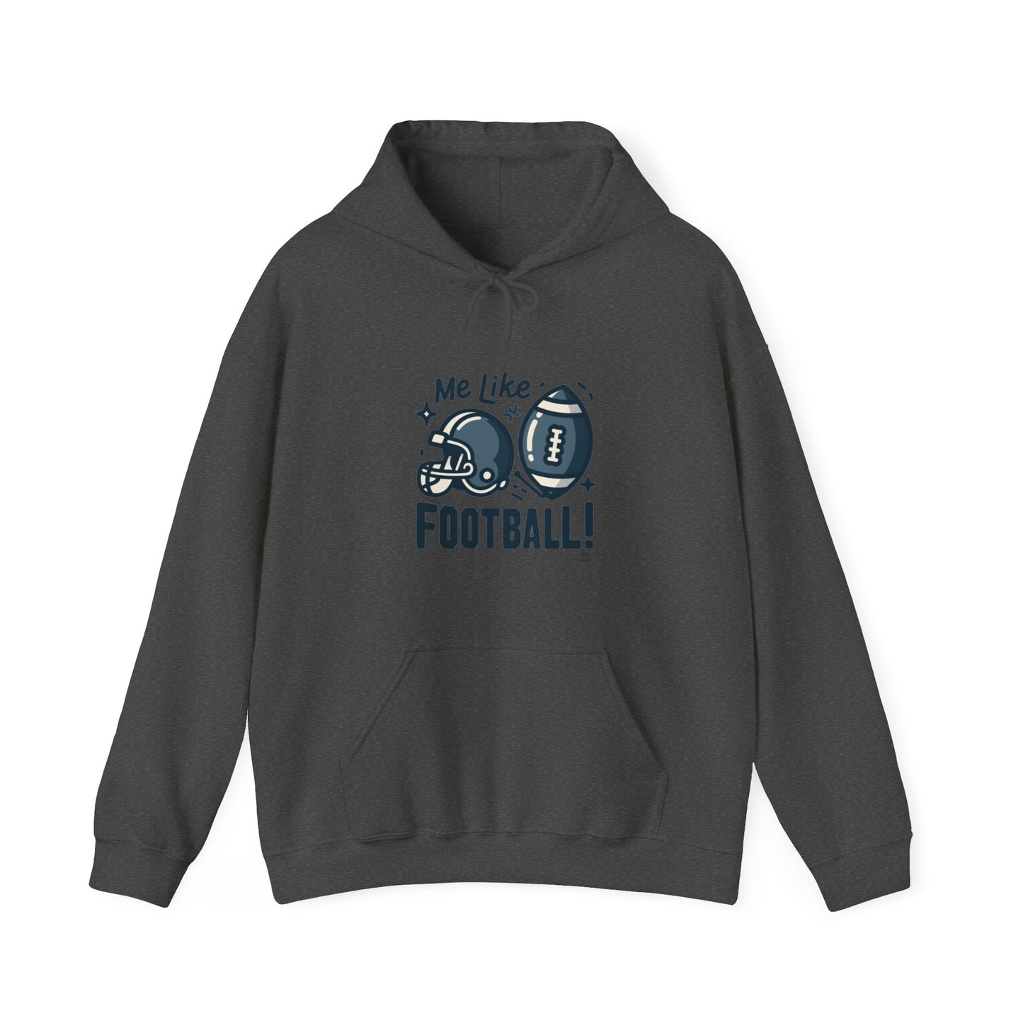 Me Like Football! - Unisex Heavy Blend™ Hooded Sweatshirt - (Football #3)