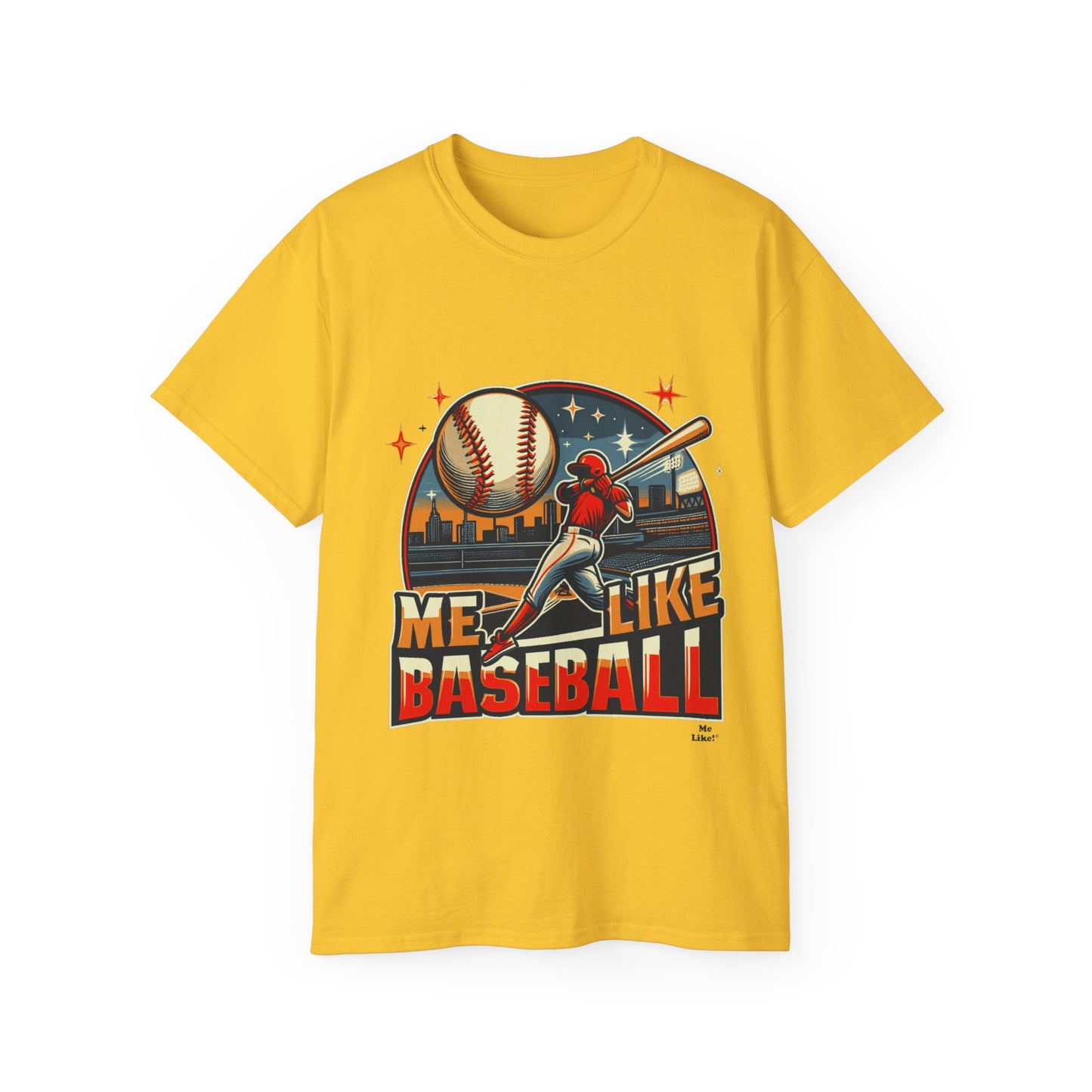 Me Like Baseball! - Unisex Ultra Cotton Tee - (Baseball #1)