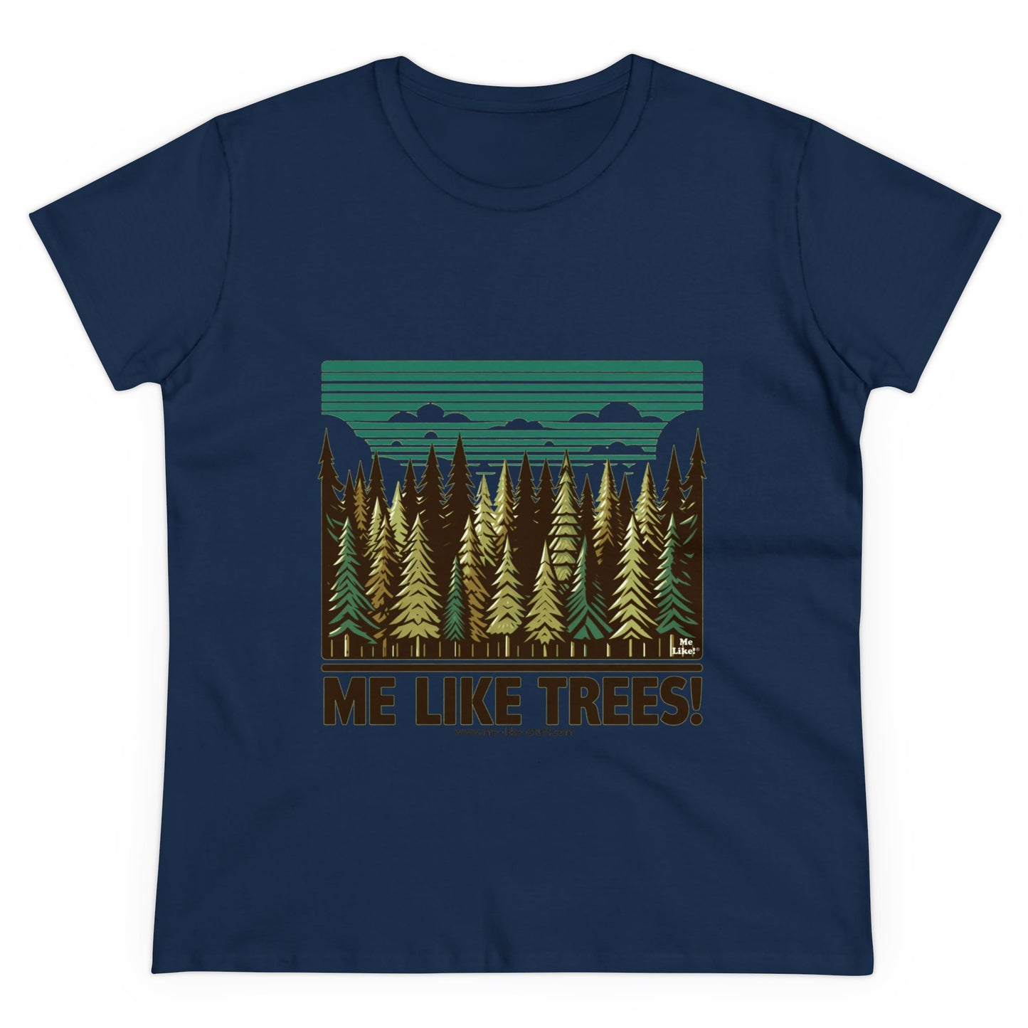 Women's Heavy Cotton Tee - Me Like Trees! (#5)