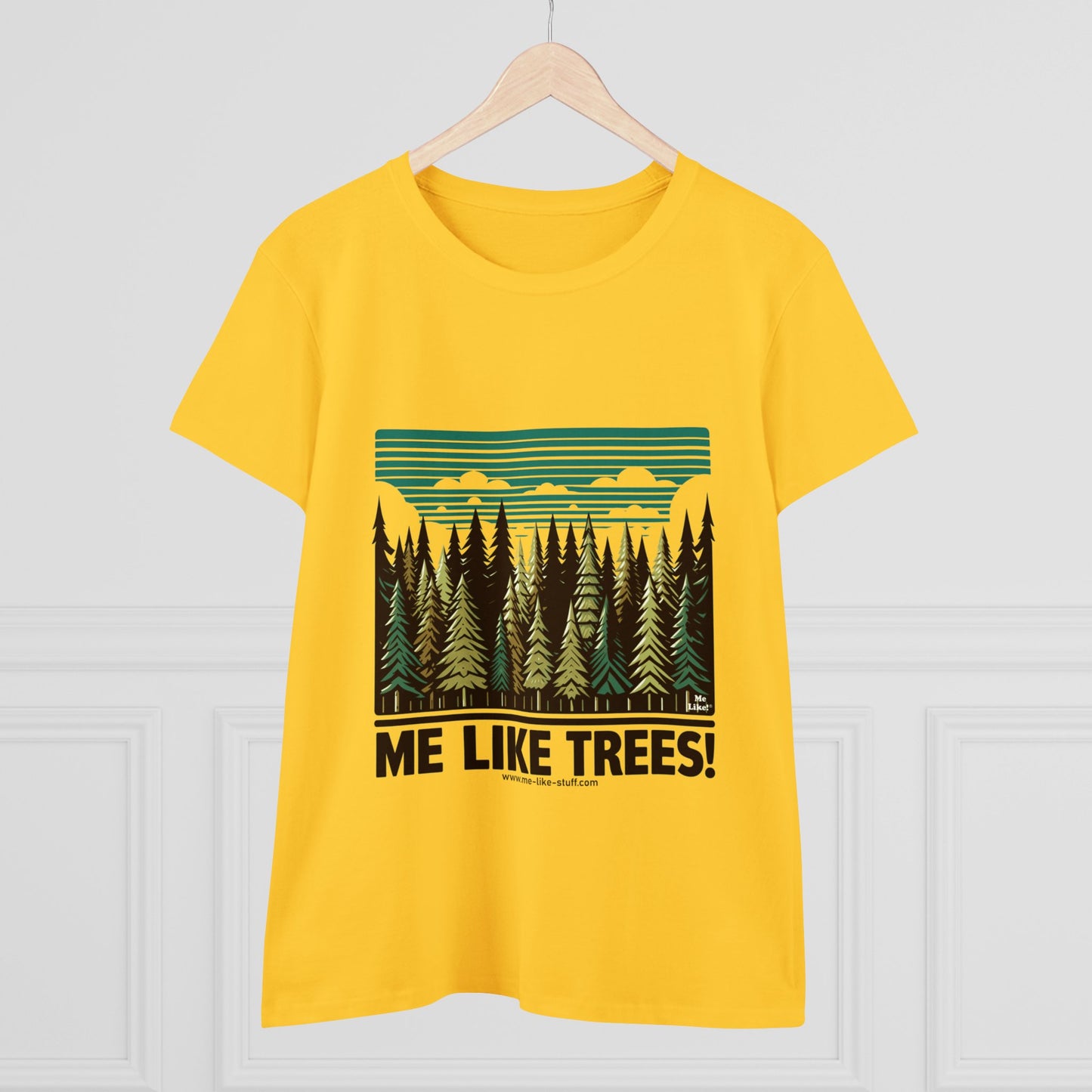 Women's Heavy Cotton Tee - Me Like Trees! (#5)