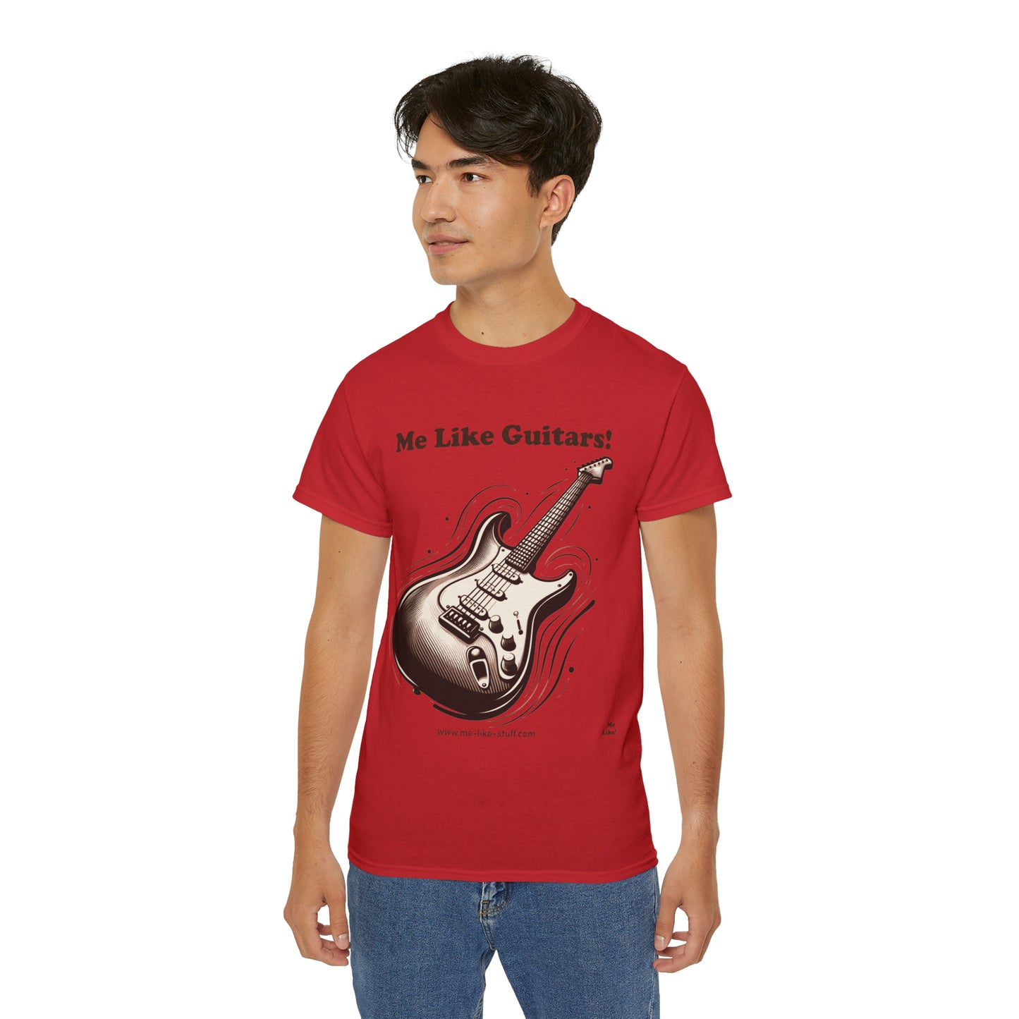 Unisex Ultra Cotton Tee - Me Like Guitars! Electric #3)