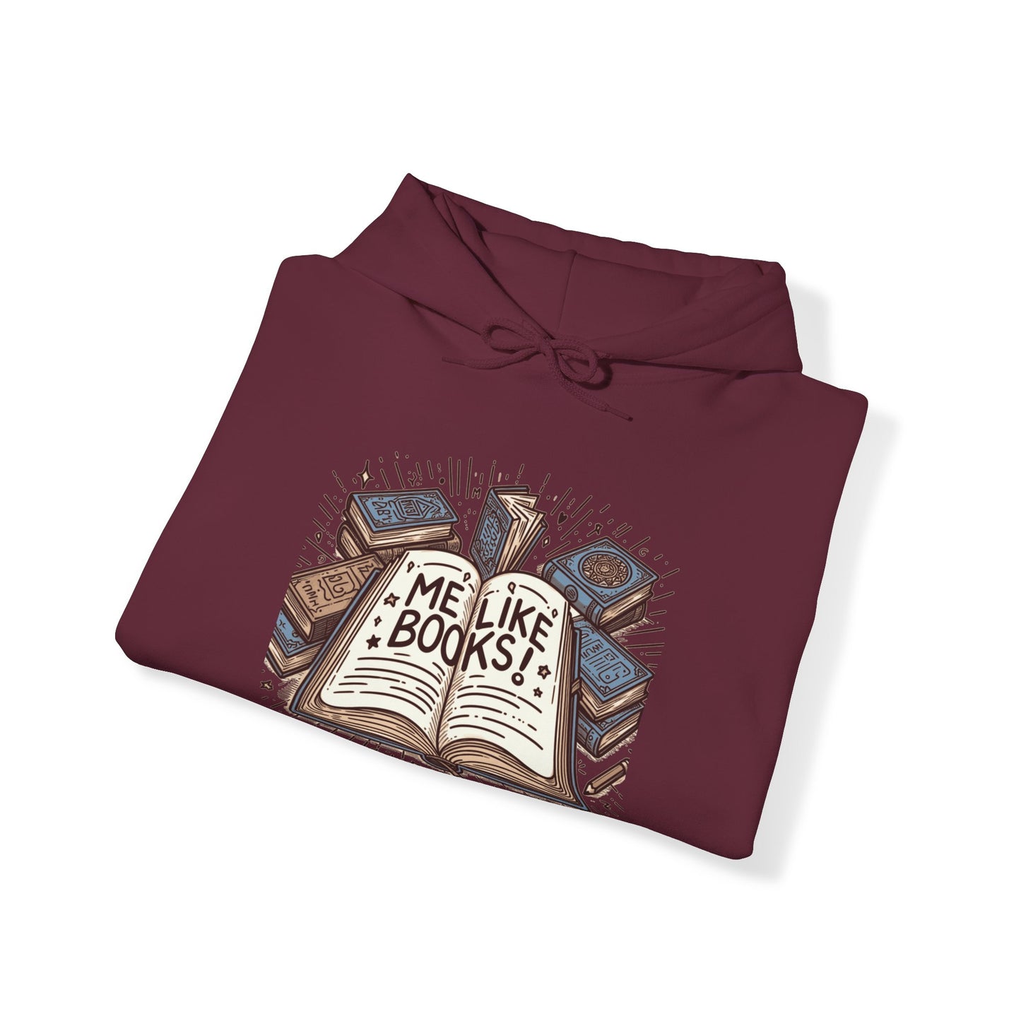 Me Like Books! - Unisex Heavy Blend™ Hooded Sweatshirt - (Books #1)