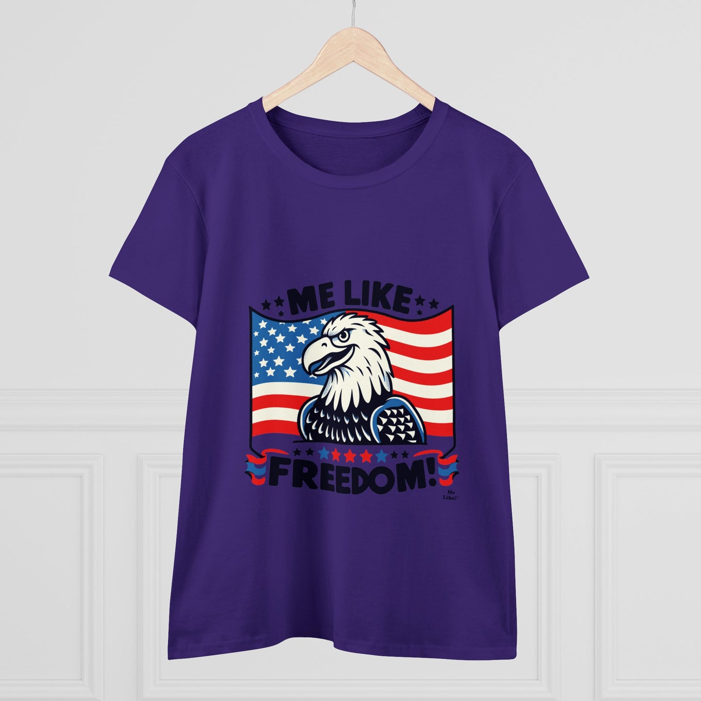 Me Like Freedom! - Women's Heavy Cotton Tee - (Freedom #4)