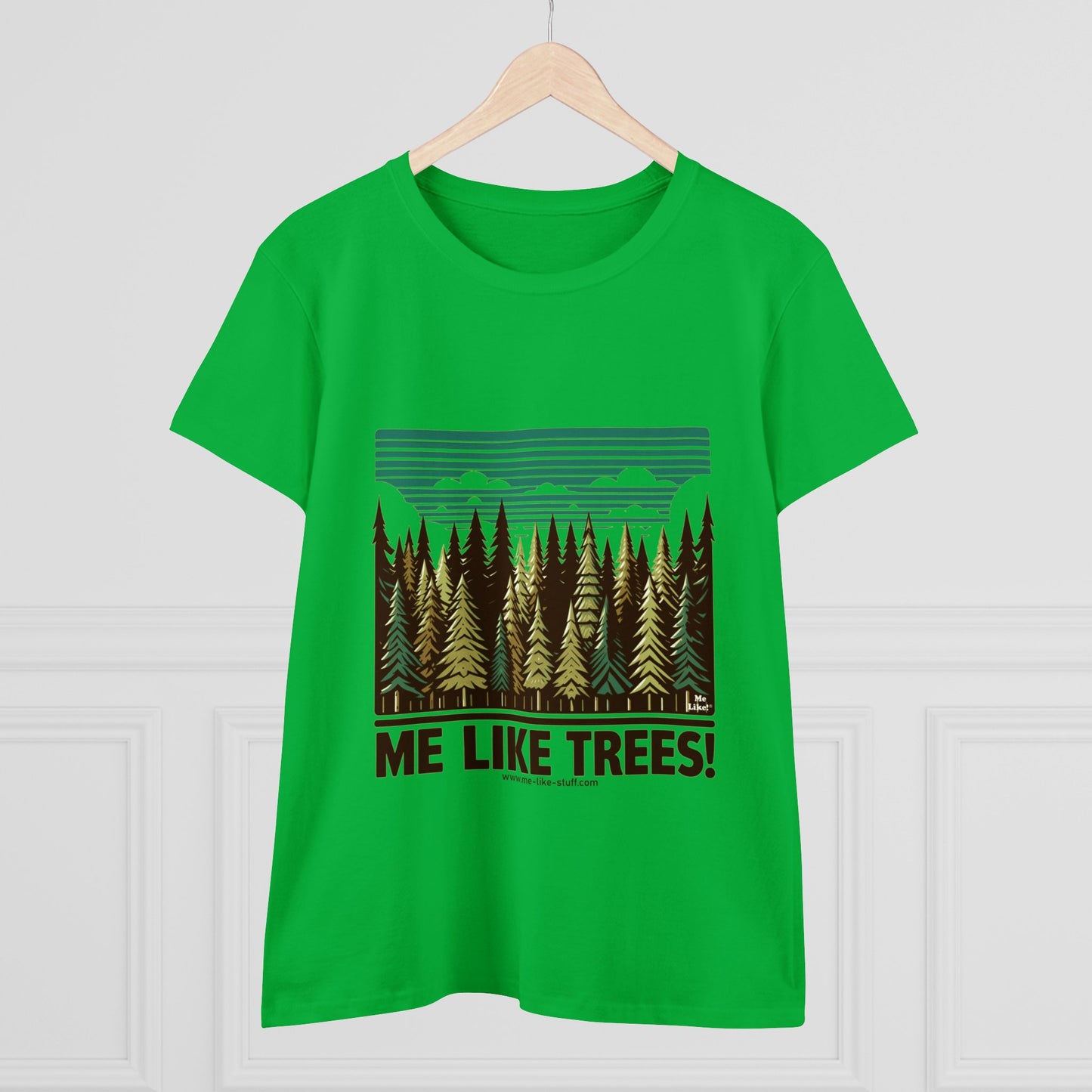 Women's Heavy Cotton Tee - Me Like Trees! (#5)