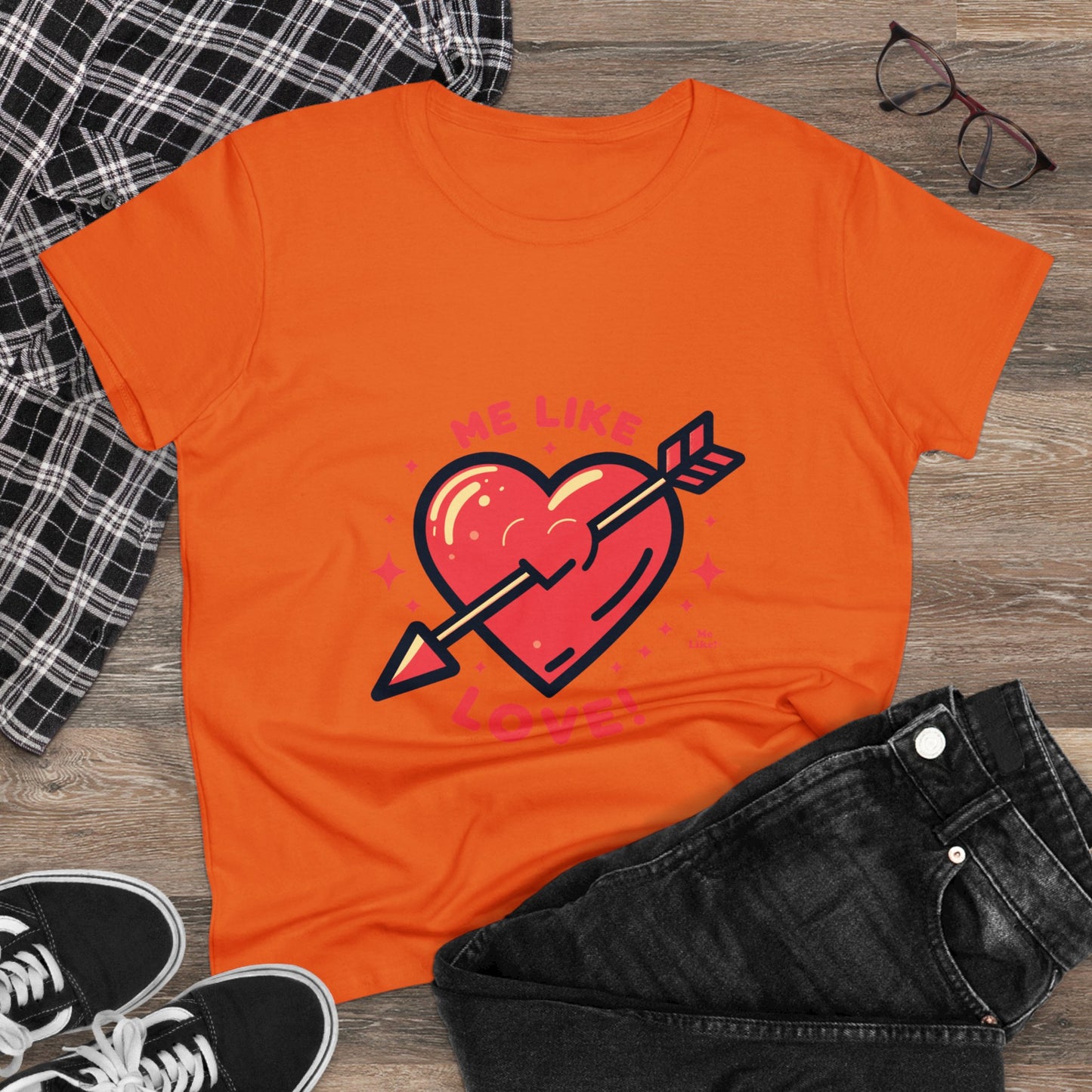 Me Like Love! - Women's Heavy Cotton Tee - (Love #1)