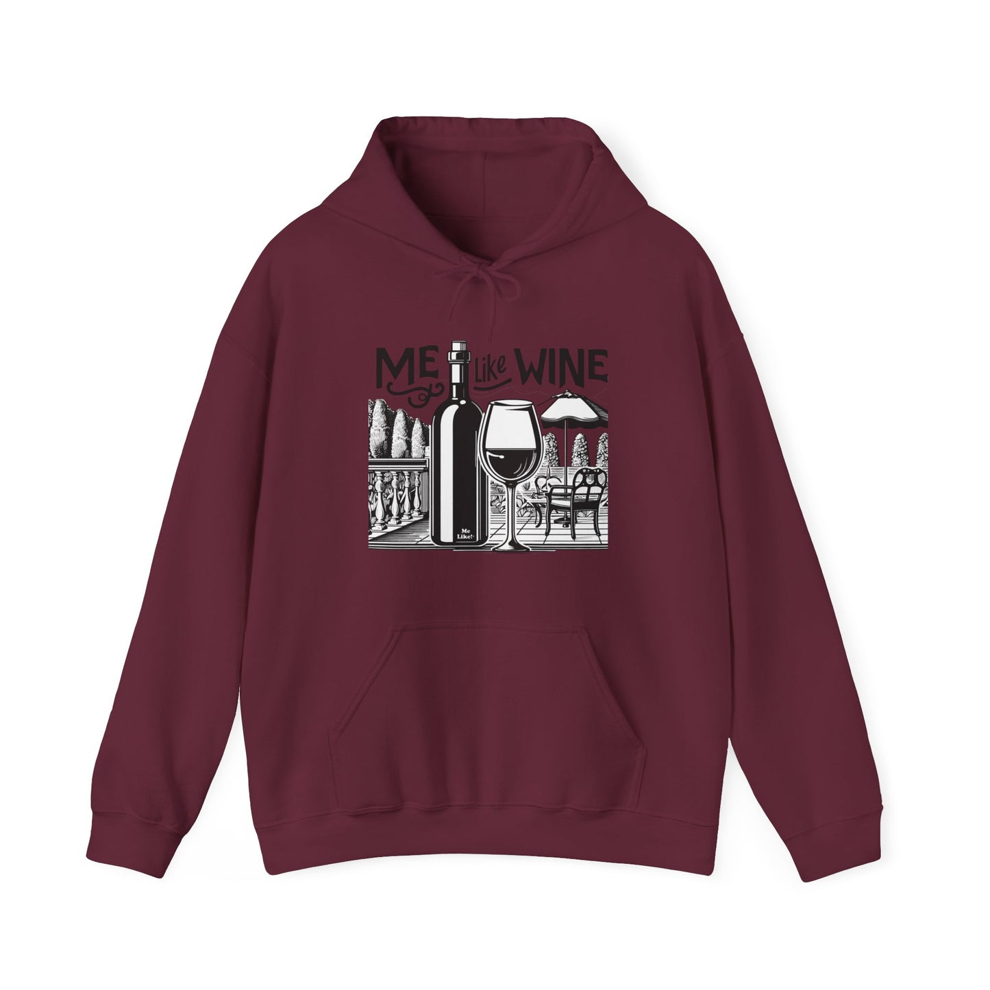 Unisex Heavy Blend™ Hooded Sweatshirt - Me Like Wine! (#3)