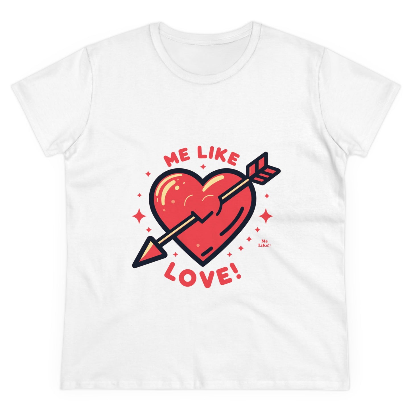 Me Like Love! - Women's Heavy Cotton Tee - (Love #1)