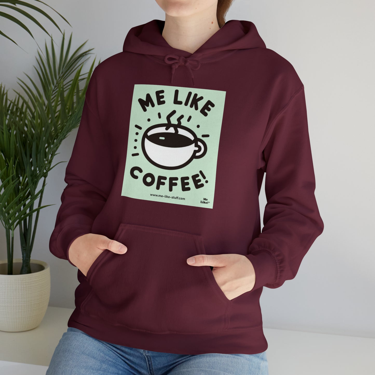 Unisex Heavy Blend™ Hooded Sweatshirt - Me Like Coffee! (#2)