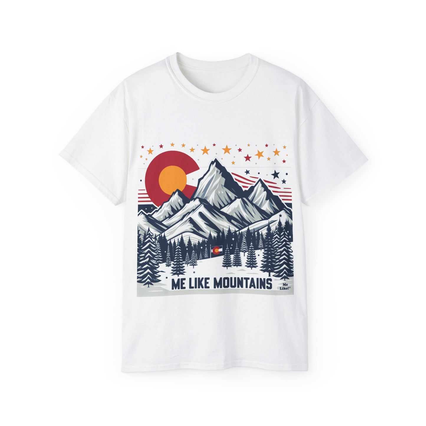 Me Like Mountains! - Unisex Ultra Cotton Tee - (Mountains #6)