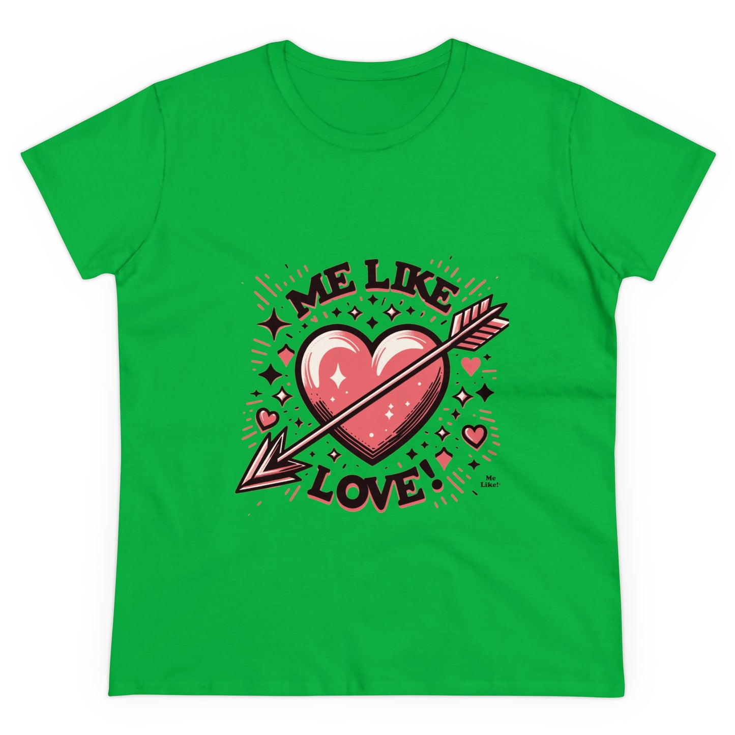 Me Like Love! - Women's Heavy Cotton Tee - (Love #2)