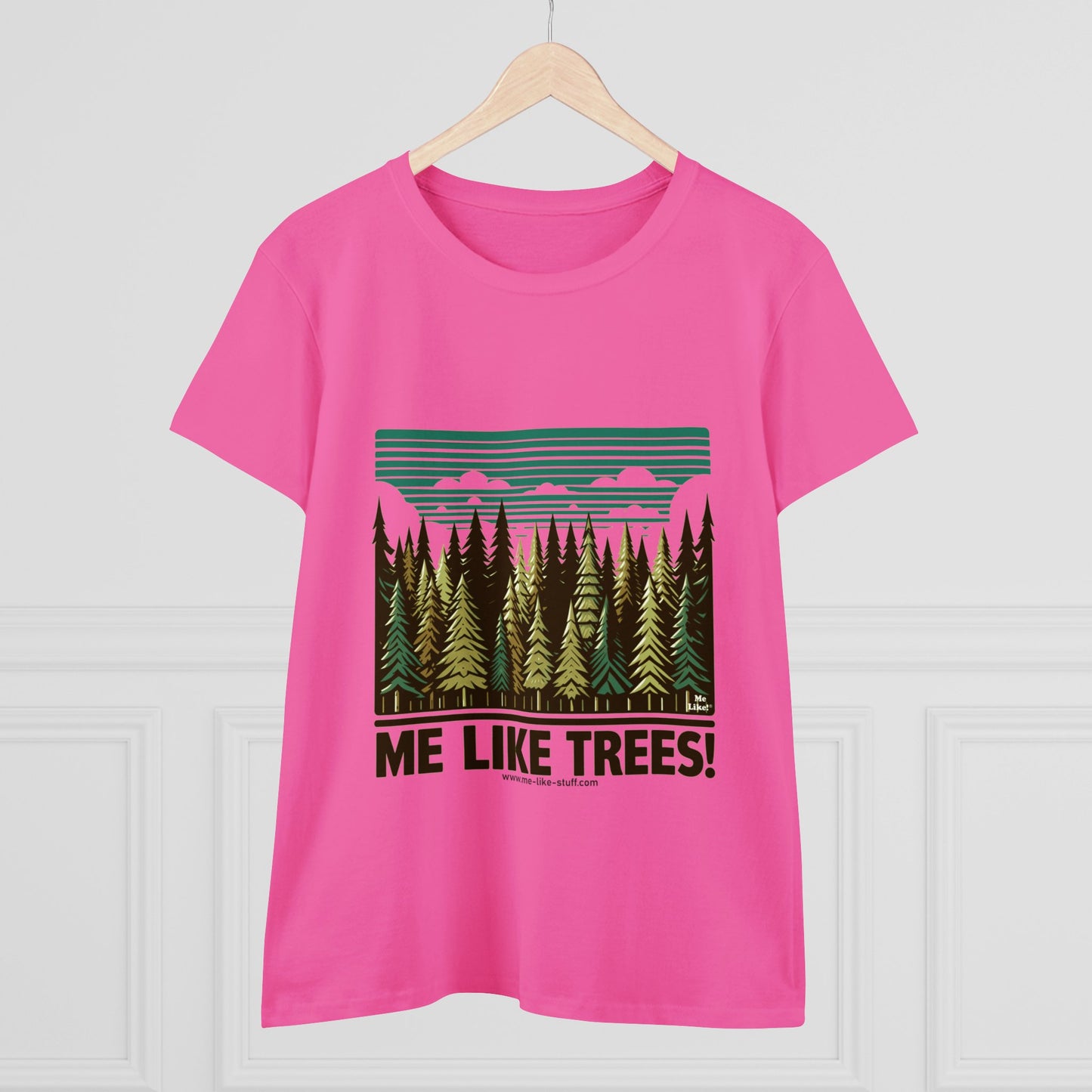 Women's Heavy Cotton Tee - Me Like Trees! (#5)