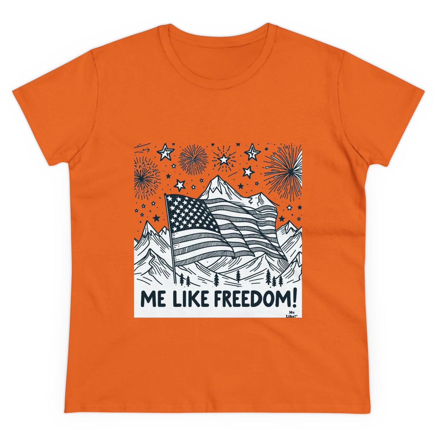 Me Like Freedom! - Women's Heavy Cotton Tee - (Freedom #5)