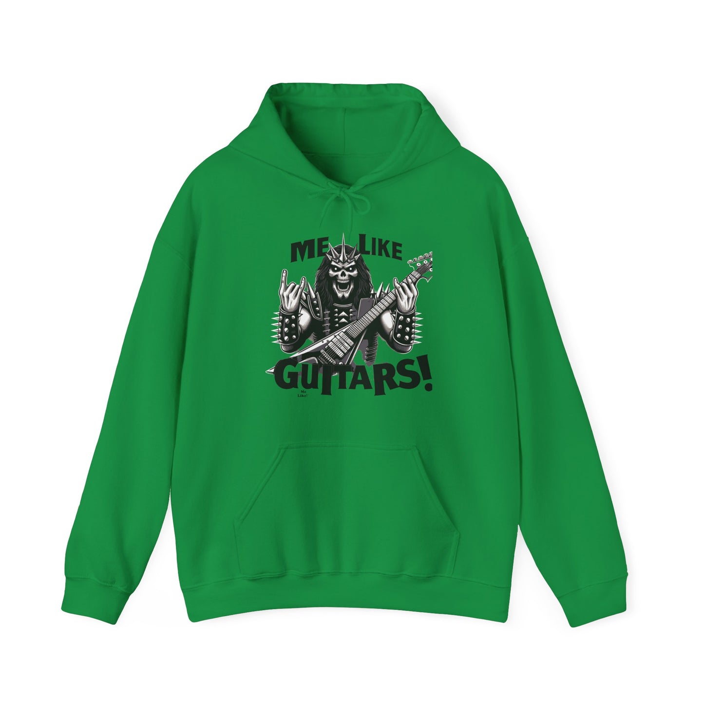 Me Like Guitars! - Unisex Hooded Sweatshirt - Heavy Metal #1