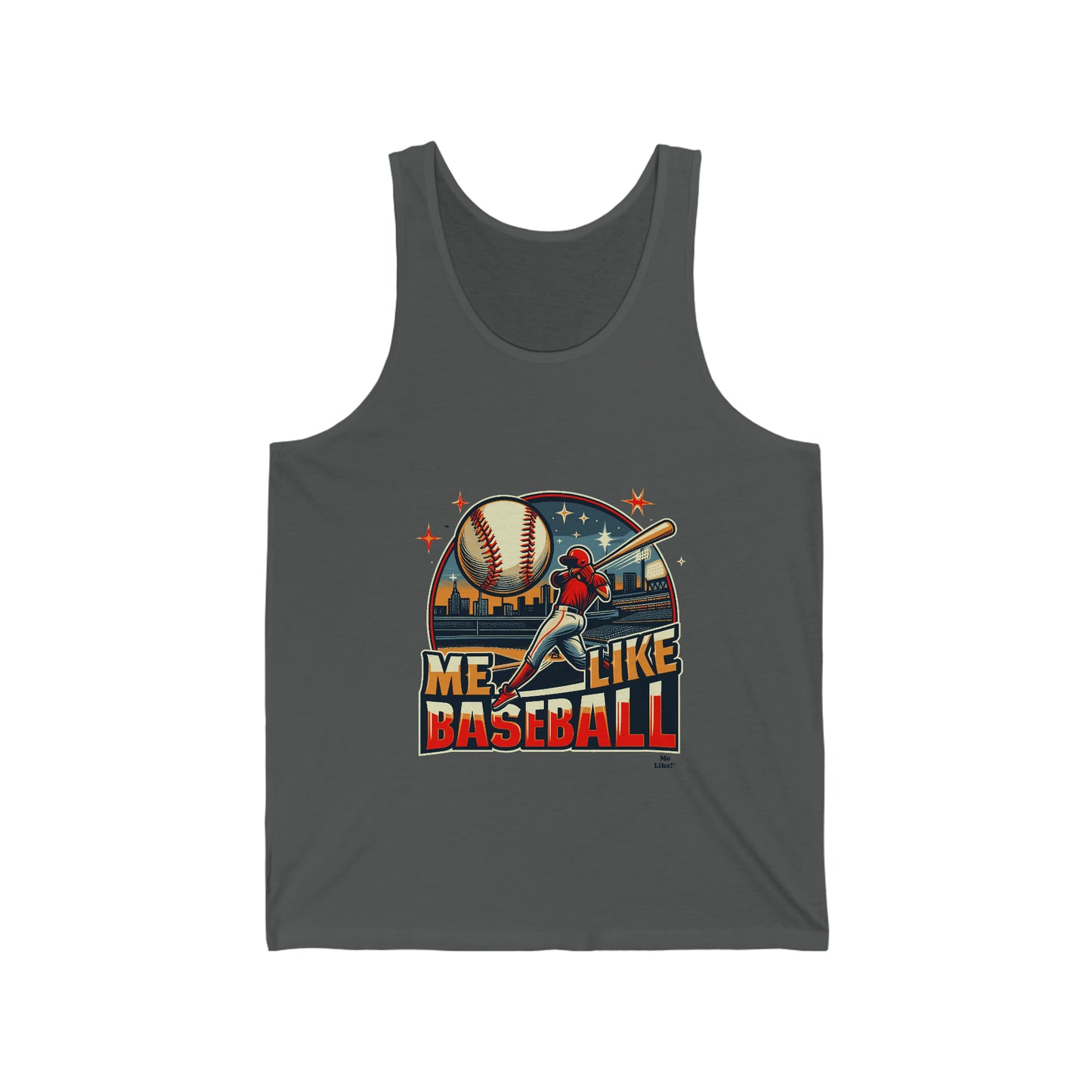 Me Like Baseball! - Unisex Jersey Tank - (Baseball #1)