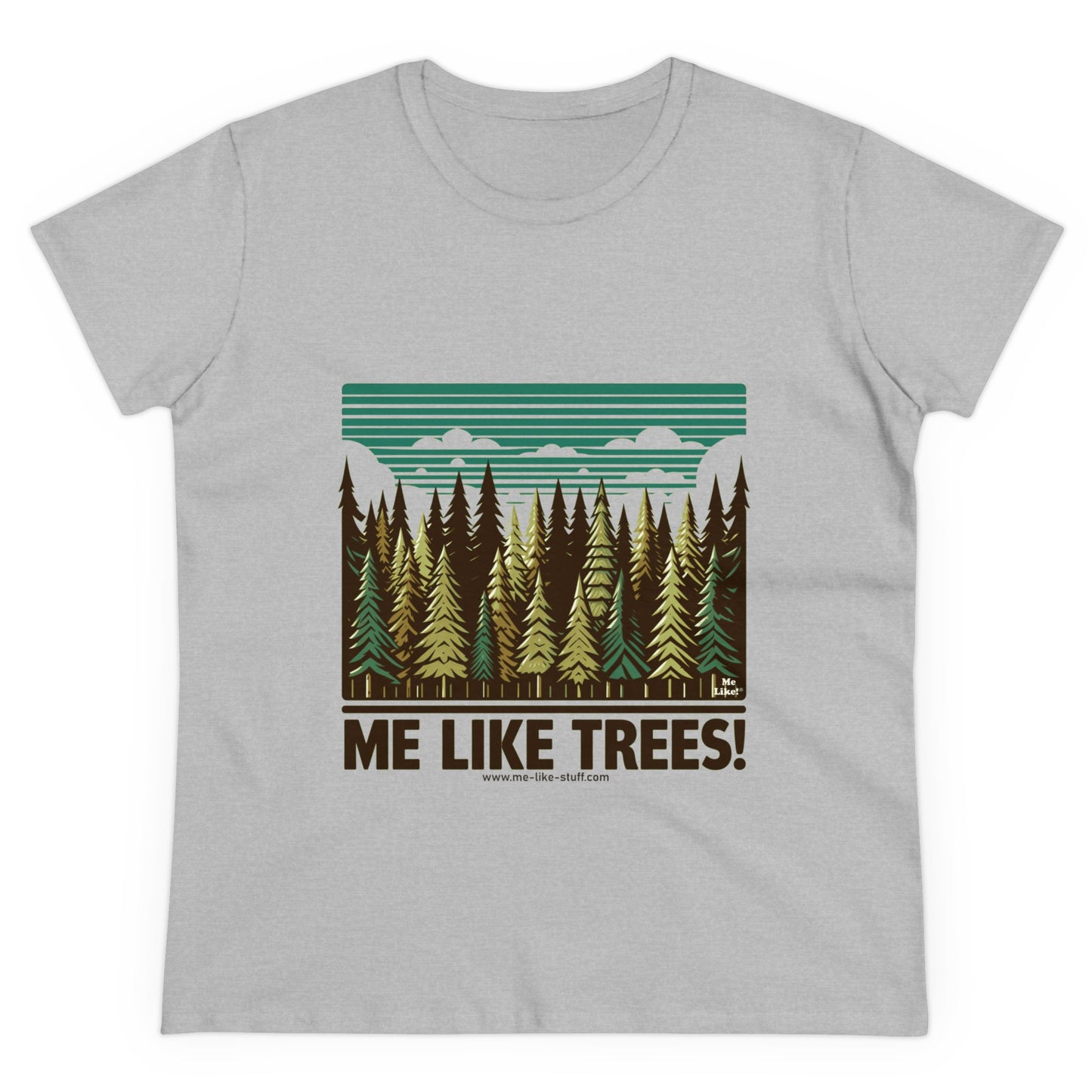 Women's Heavy Cotton Tee - Me Like Trees! (#5)