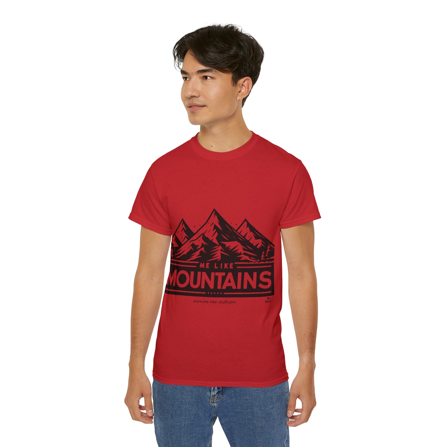 Unisex Ultra Cotton Tee - Me Like Mountains! (#1)