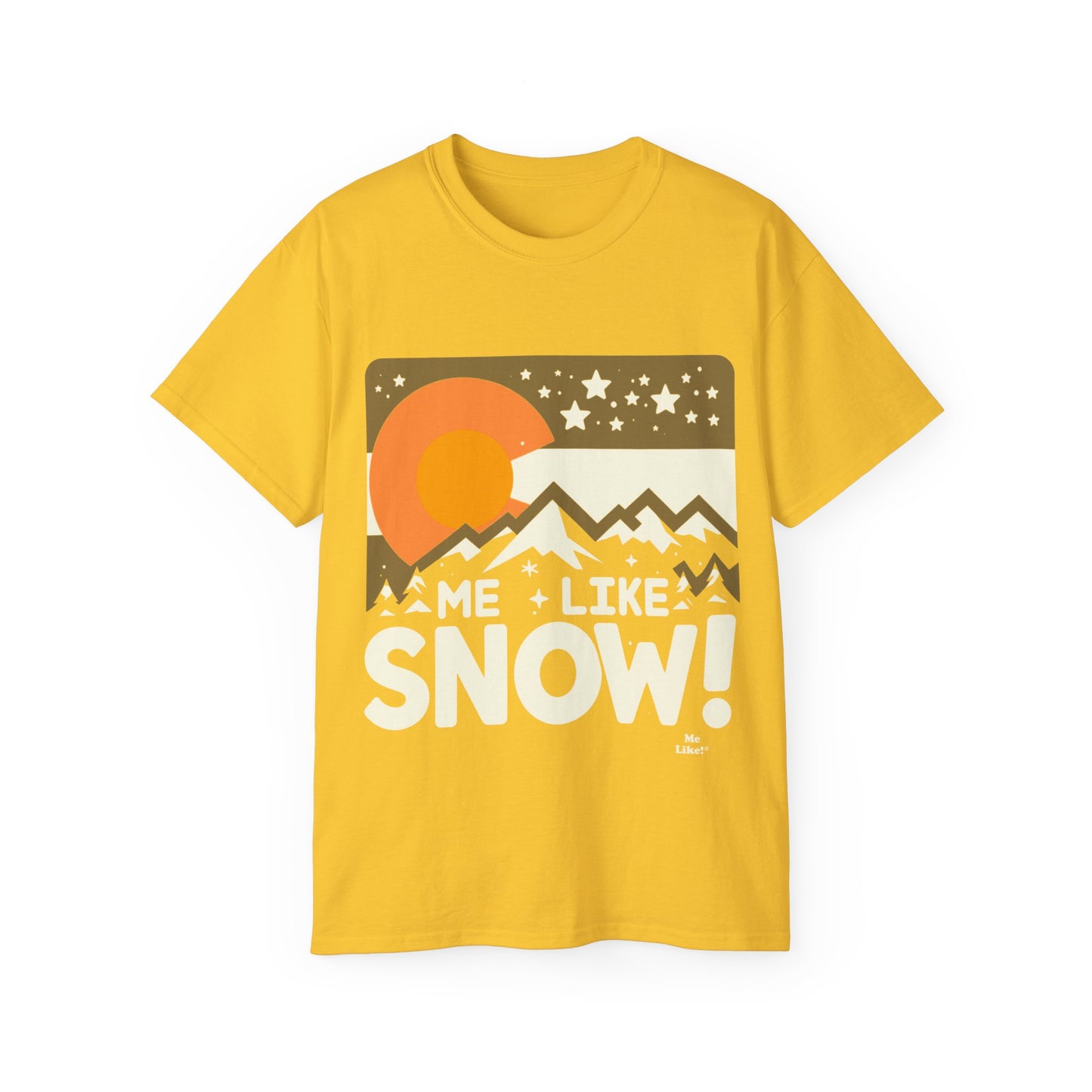 Me Like Snow! - Unisex Ultra Cotton Tee - (Snow Colorado #1)