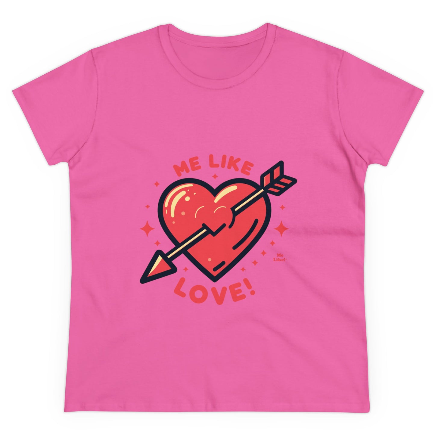 Me Like Love! - Women's Heavy Cotton Tee - (Love #1)