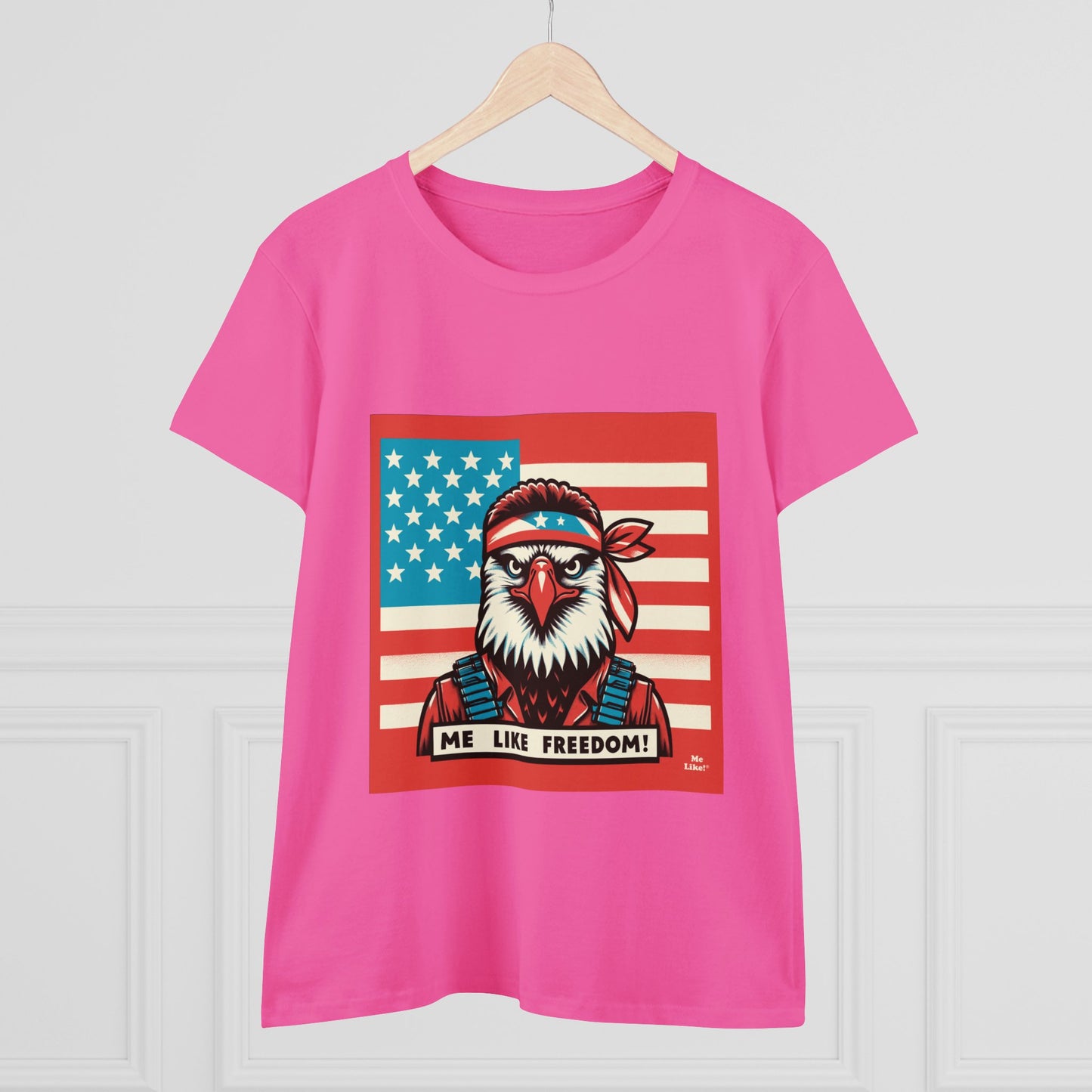 Me Like Freedom! - Women's Heavy Cotton Tee - (Freedom #3)