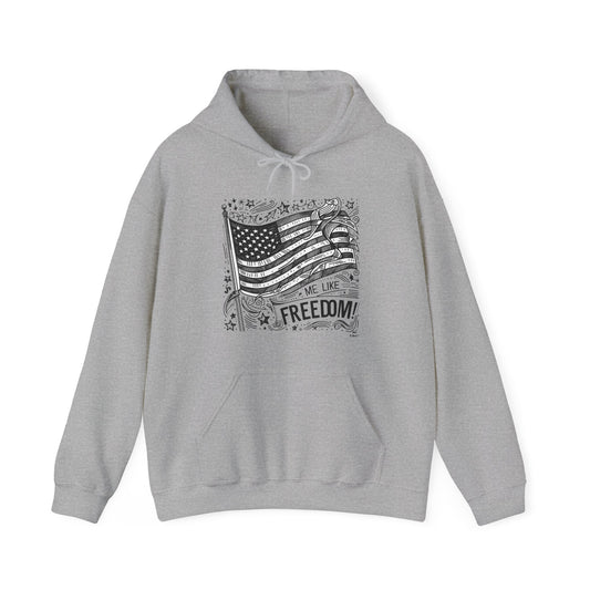 Me Like Freedom! - Unisex Heavy Blend™ Hooded Sweatshirt - (Freedom #1)