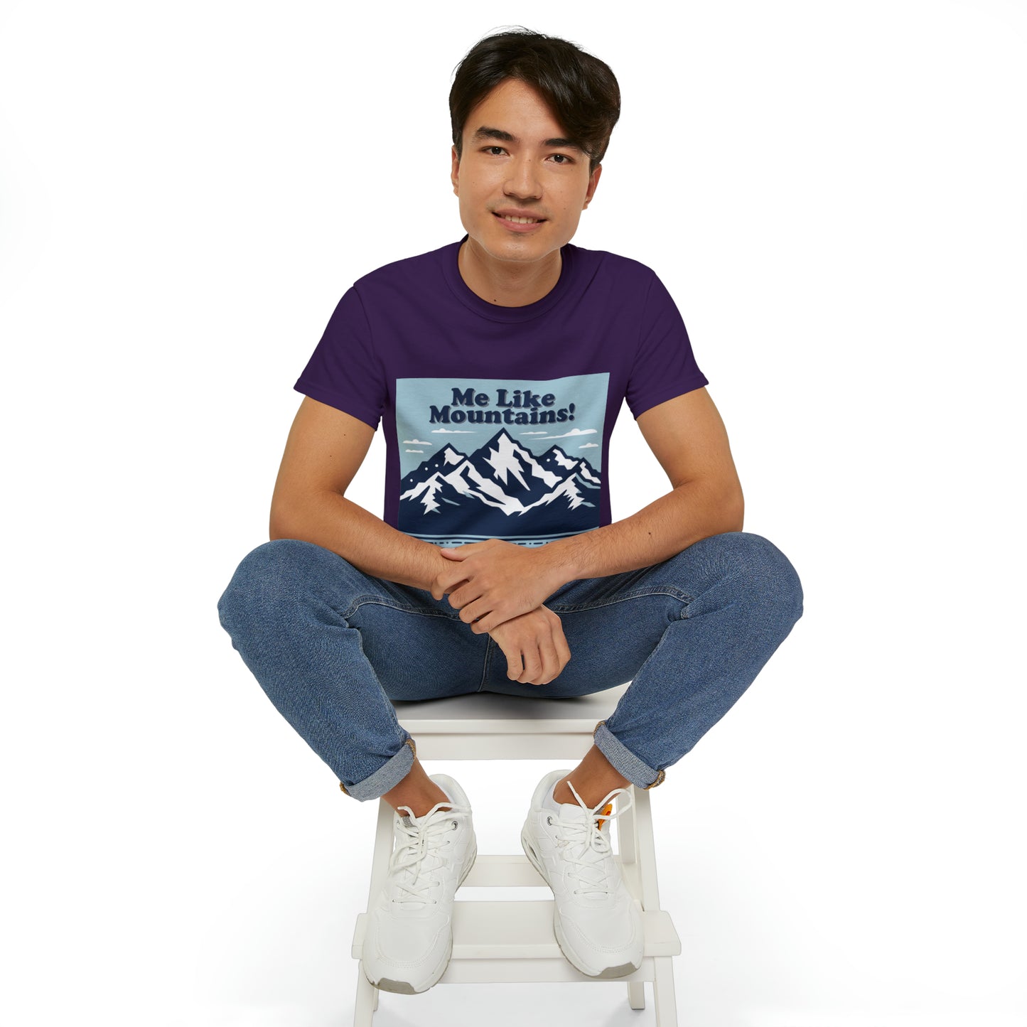 Unisex Ultra Cotton Tee - Me Like Mountains! (#2)