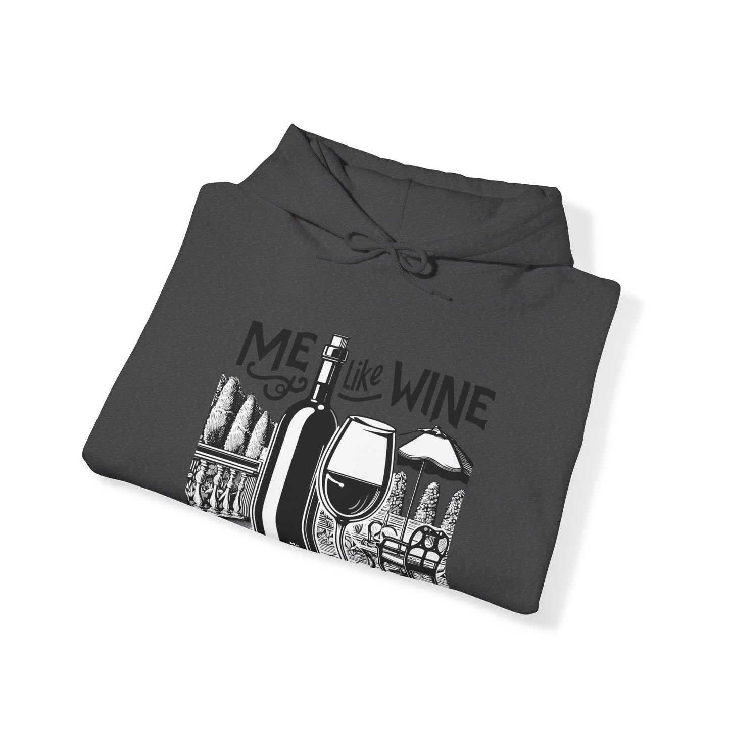 Unisex Heavy Blend™ Hooded Sweatshirt - Me Like Wine! (#3)