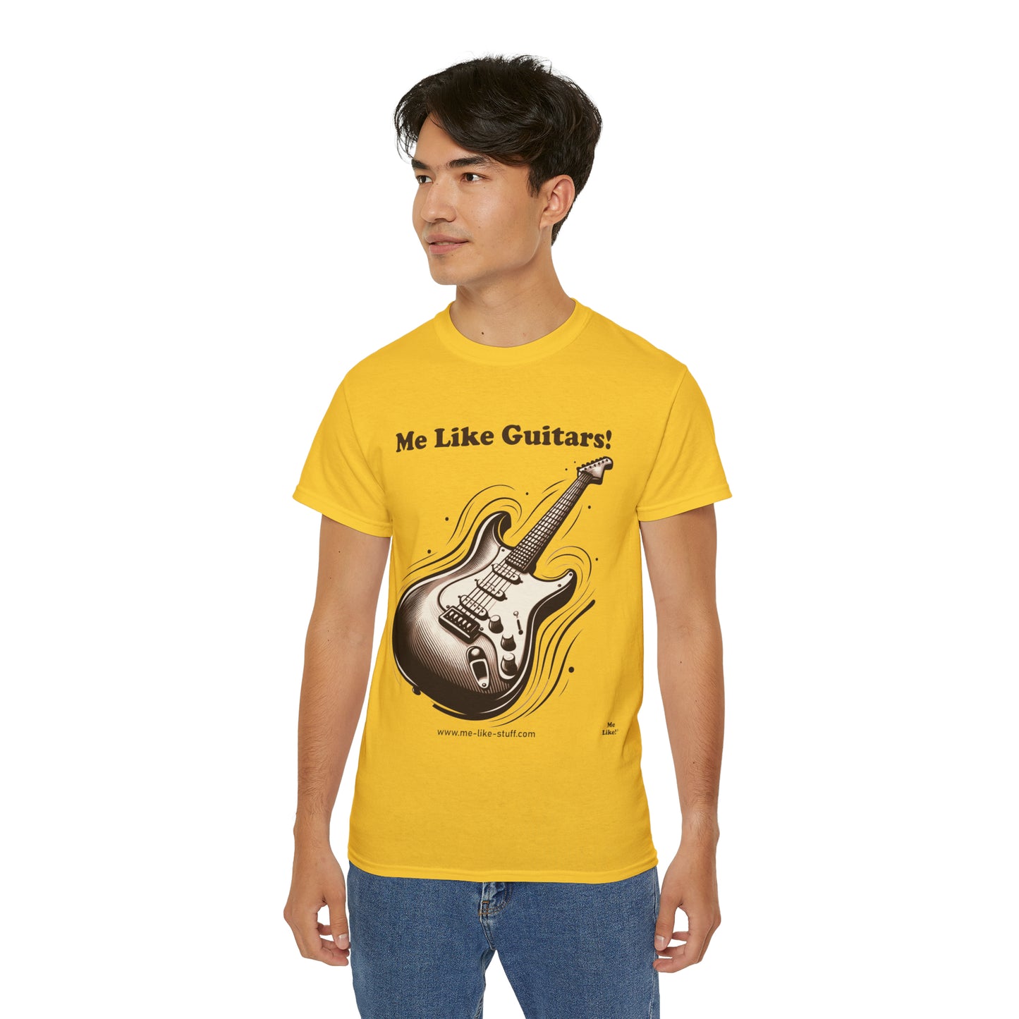 Unisex Ultra Cotton Tee - Me Like Guitars! Electric #3)